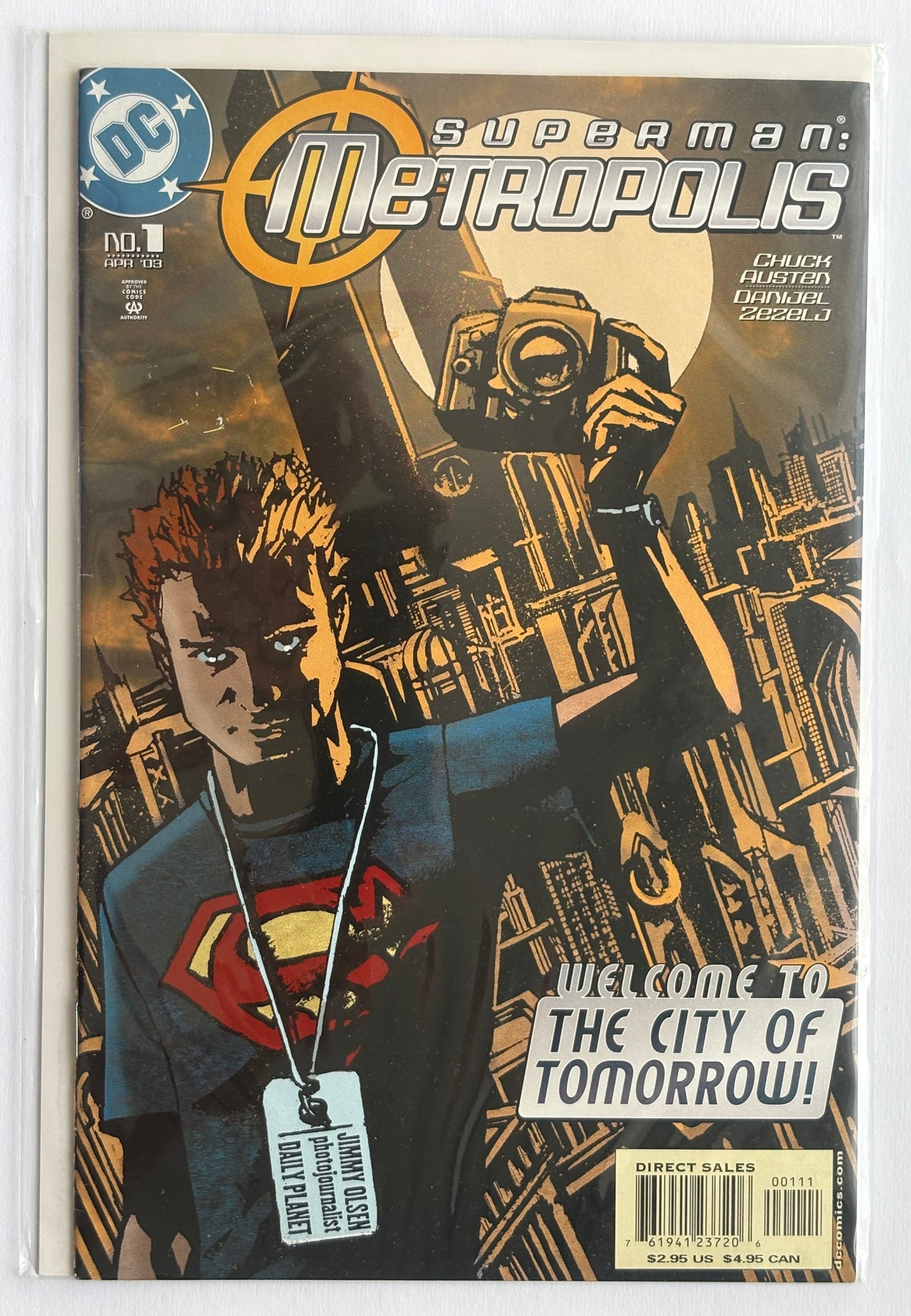 Superman: Metropolis #1 - 1st Printing - DC Comics April 2003 FN 6.0