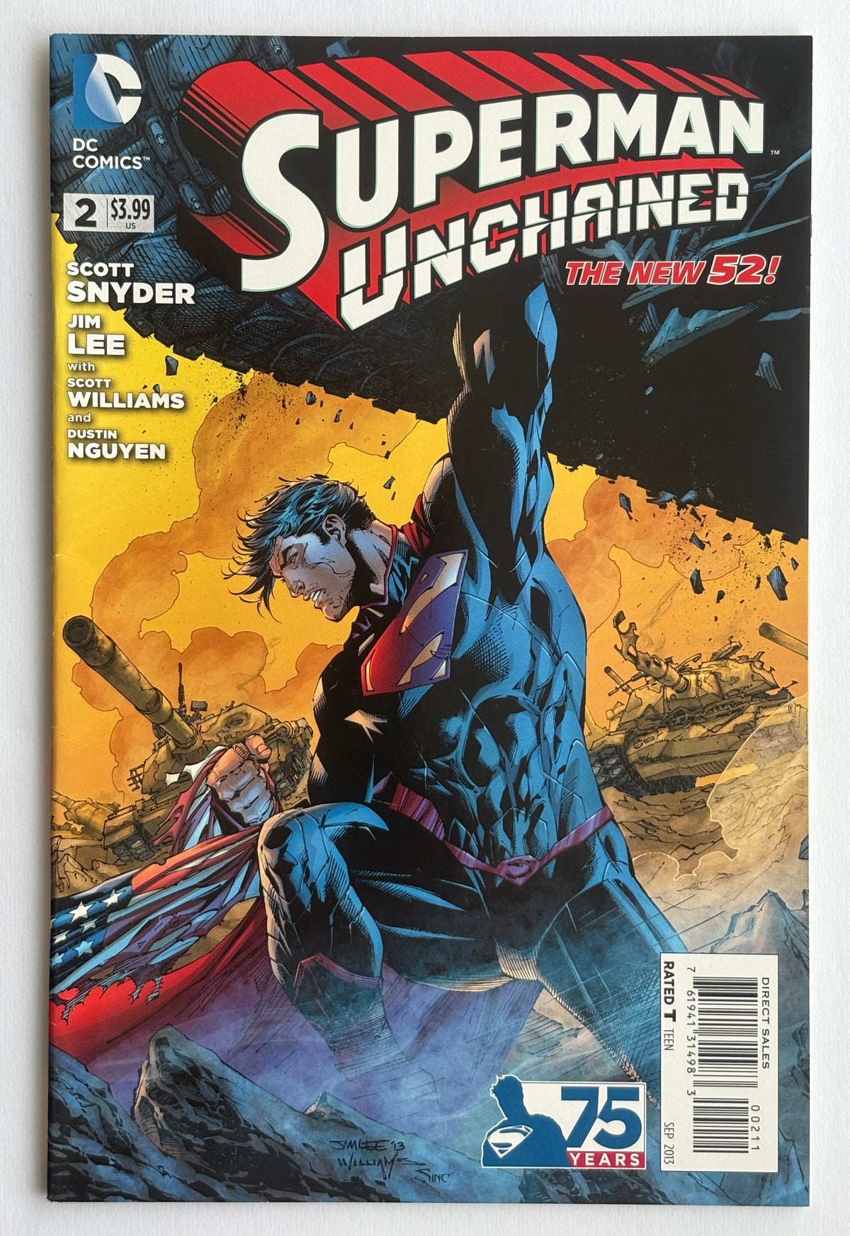 Superman Unchained #1 to 9 Complete Run (9 DC Comics) 2013/15 F/VF 7.0