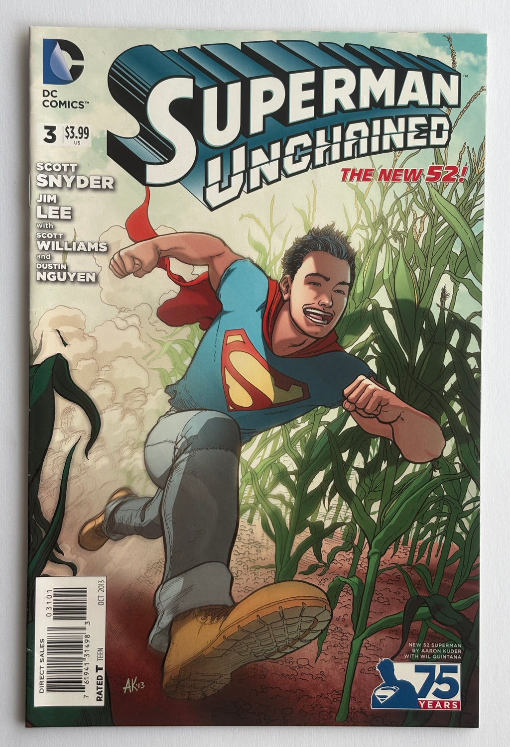 Superman Unchained #1 to 9 Complete Run (9 DC Comics) 2013/15 F/VF 7.0