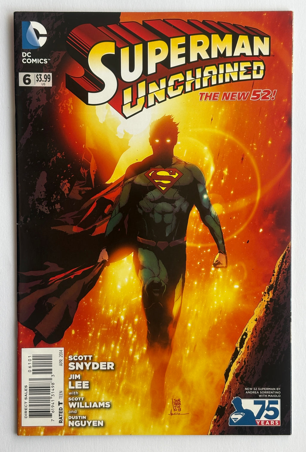 Superman Unchained #1 to 9 Complete Run (9 DC Comics) 2013/15 F/VF 7.0