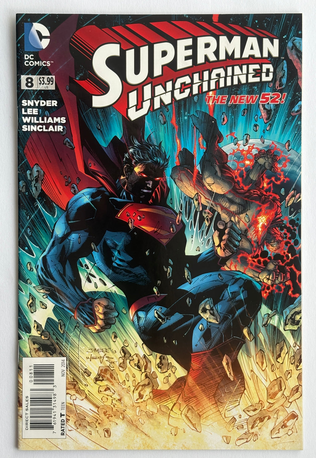 Superman Unchained #1 to 9 Complete Run (9 DC Comics) 2013/15 F/VF 7.0
