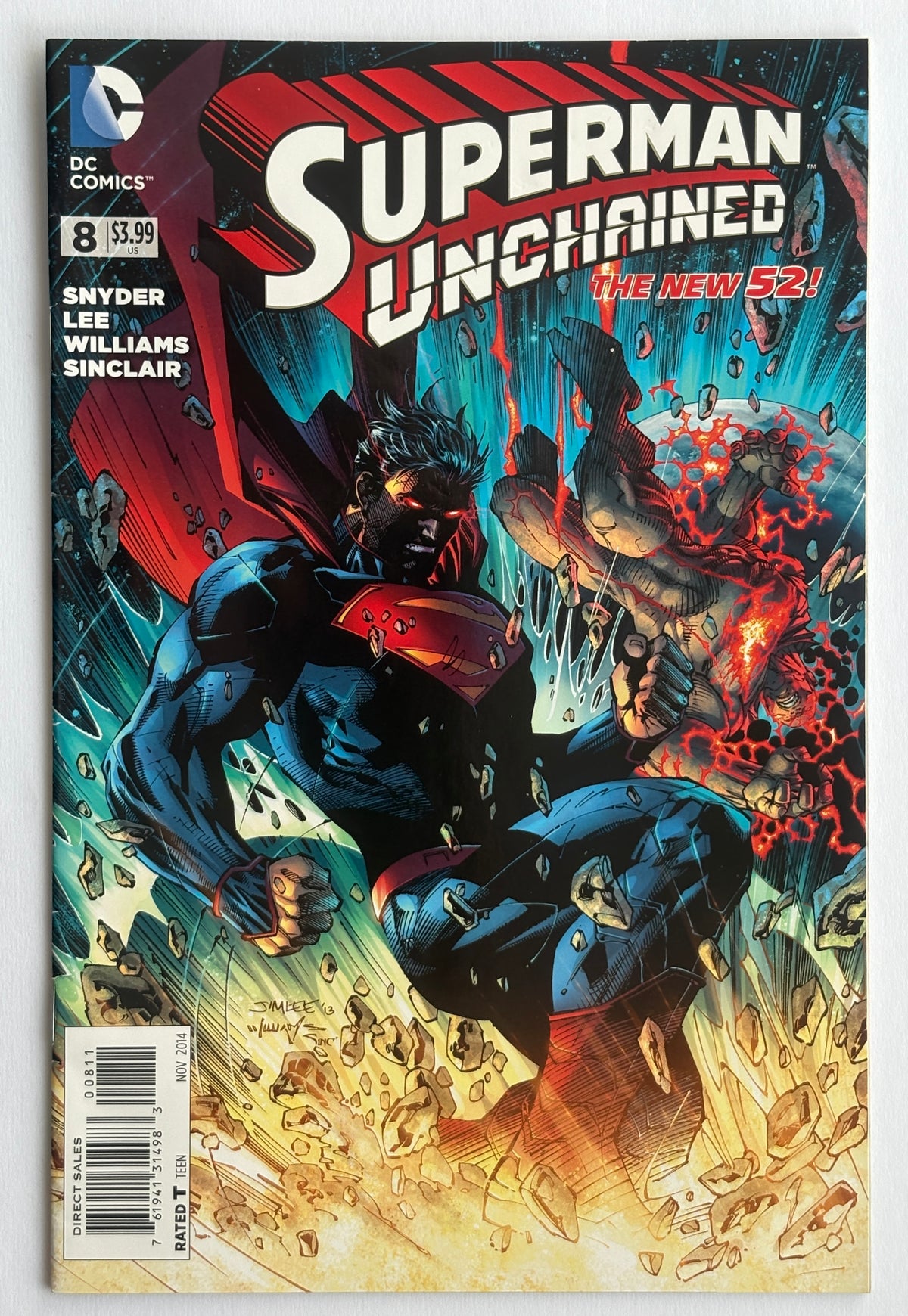 Superman Unchained #1 to 9 Complete Run (9 DC Comics) 2013/15 F/VF 7.0