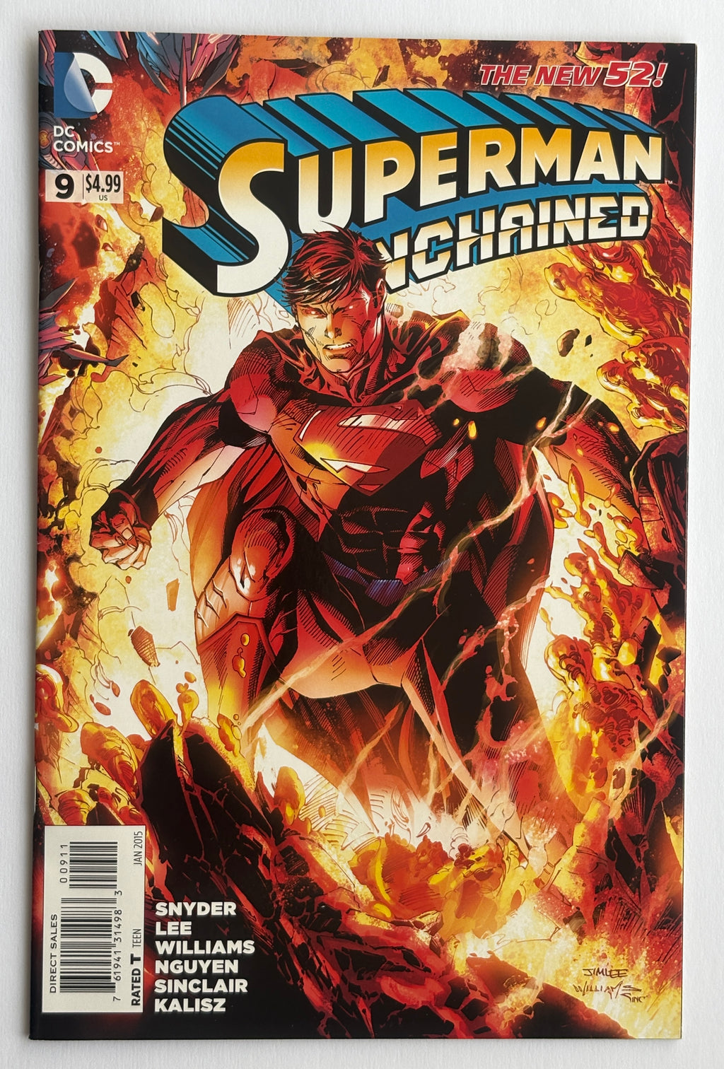 Superman Unchained #1 to 9 Complete Run (9 DC Comics) 2013/15 F/VF 7.0
