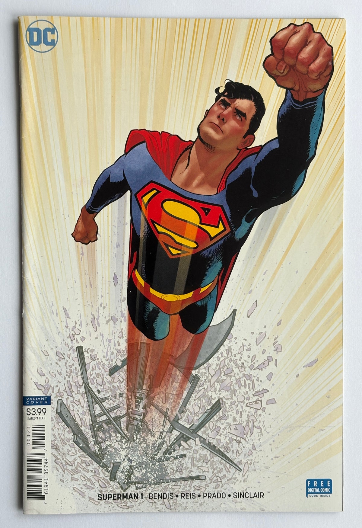 Superman #1 - 1st Printing Variant Cover DC Comics September 2018 VF- 7.5