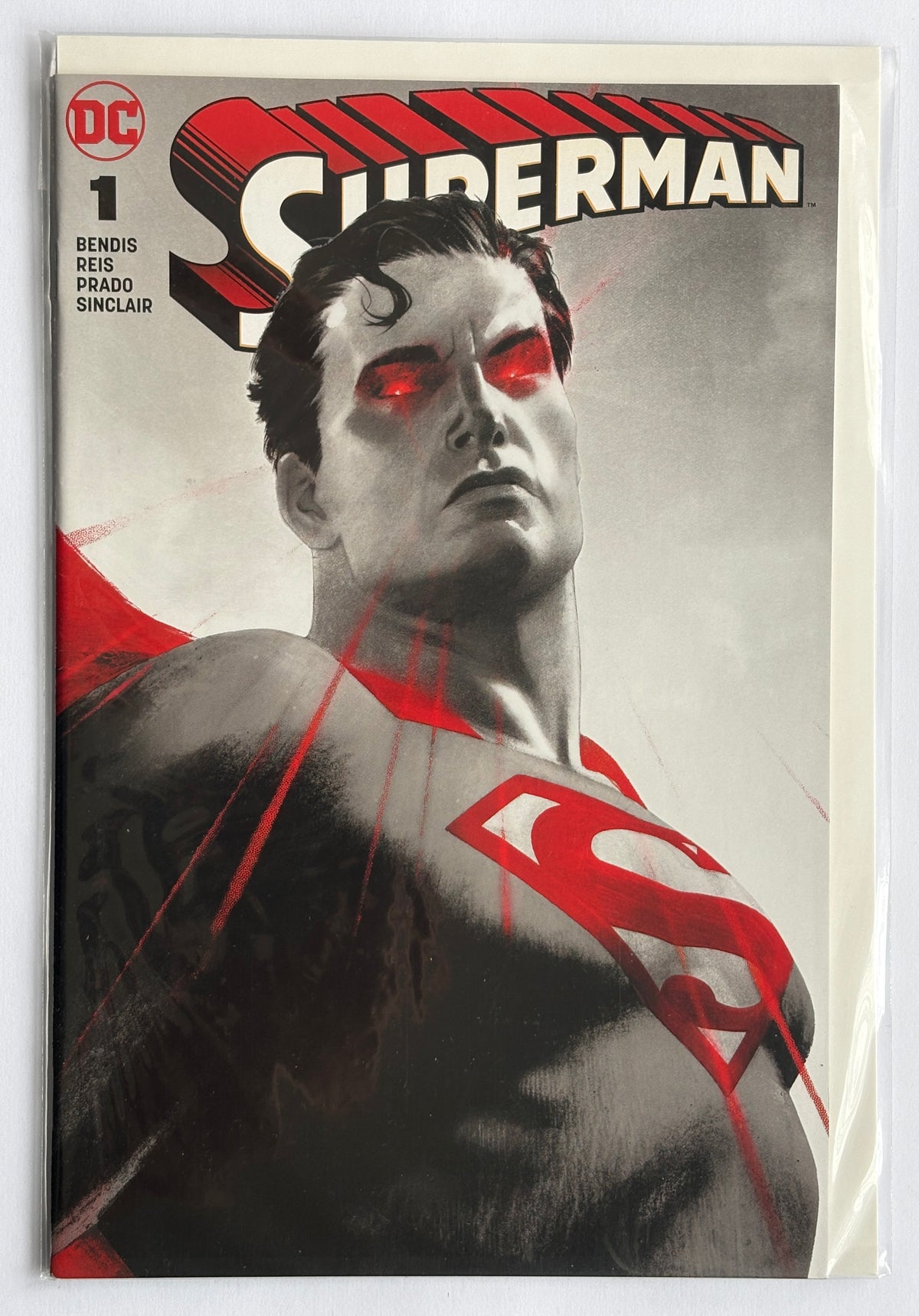 Superman #1 Middleton Variant Trade Dress B/W Red Cover September 2018 VF/NM 9.0