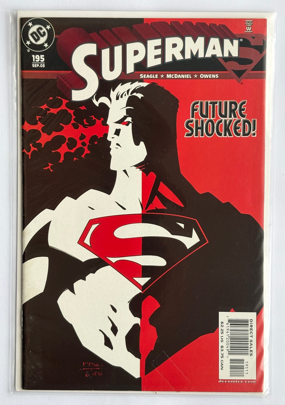 Superman #195 - 1st Printing - DC Comics September 2003 FN 6.0