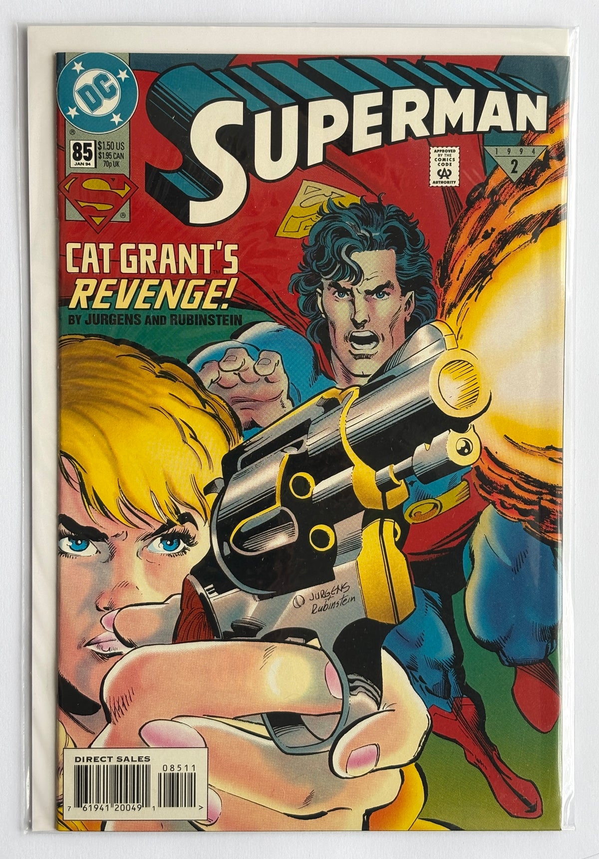 Superman #85 - 1st Printing - DC Comics January 1994 VF 8.0
