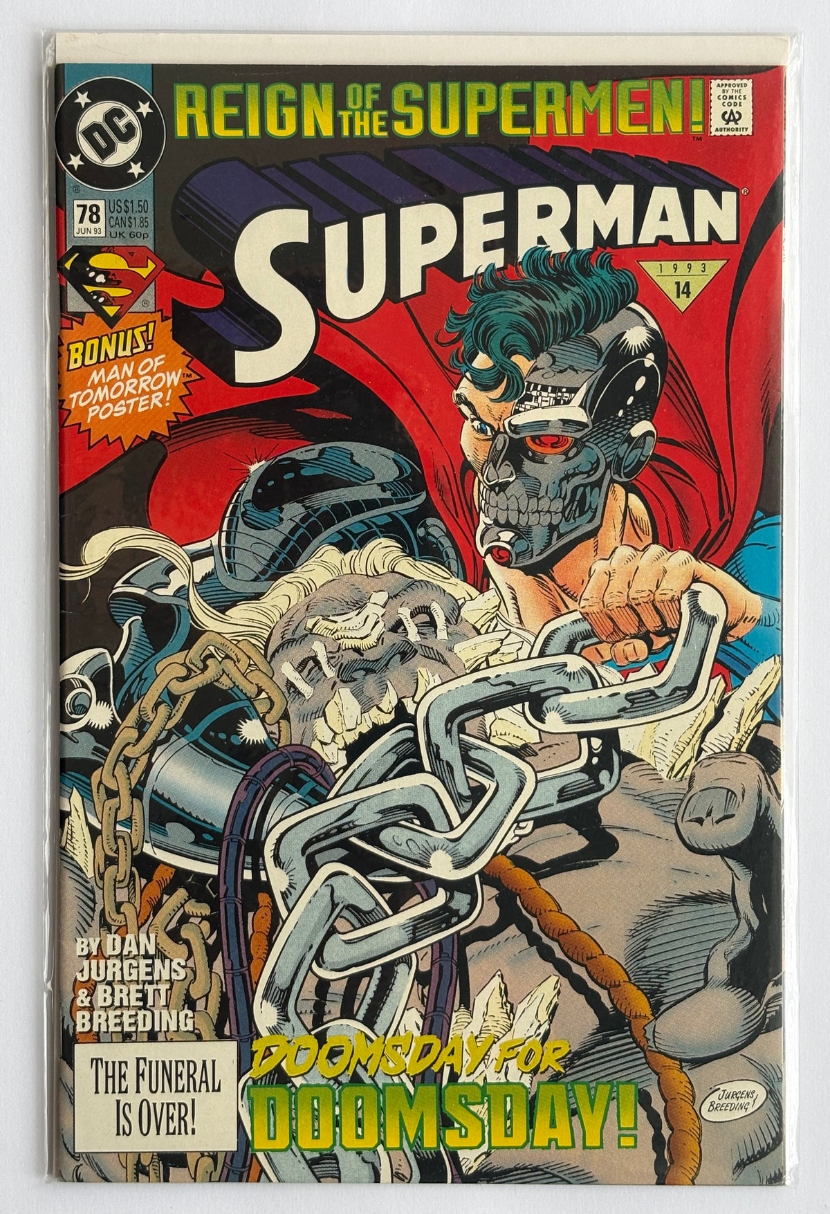 Superman #78 - DC Comics June 1993 VF 8.0