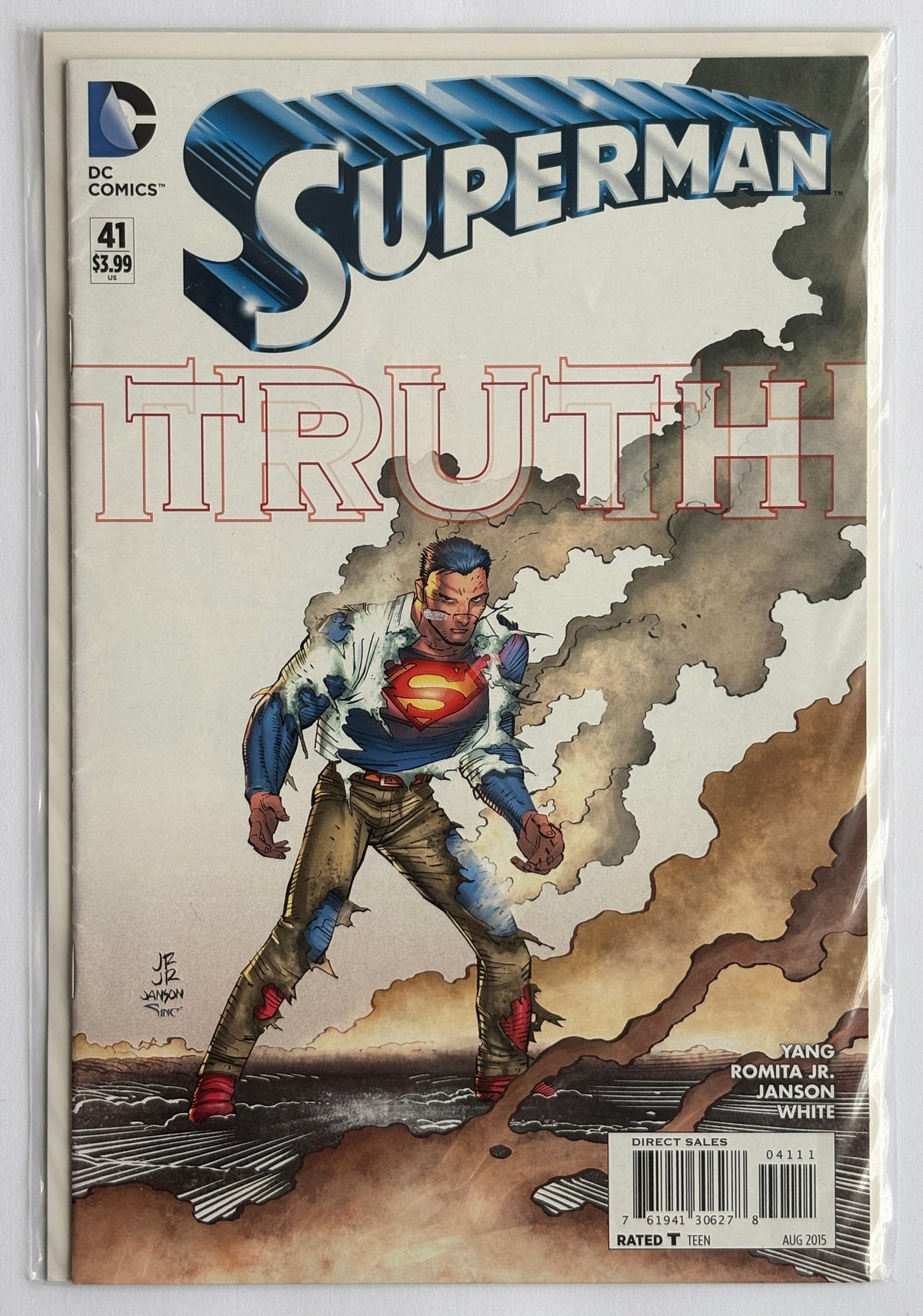Superman #41 - Truth - 1st Printing - DC Comics August 2015 FN 6.0