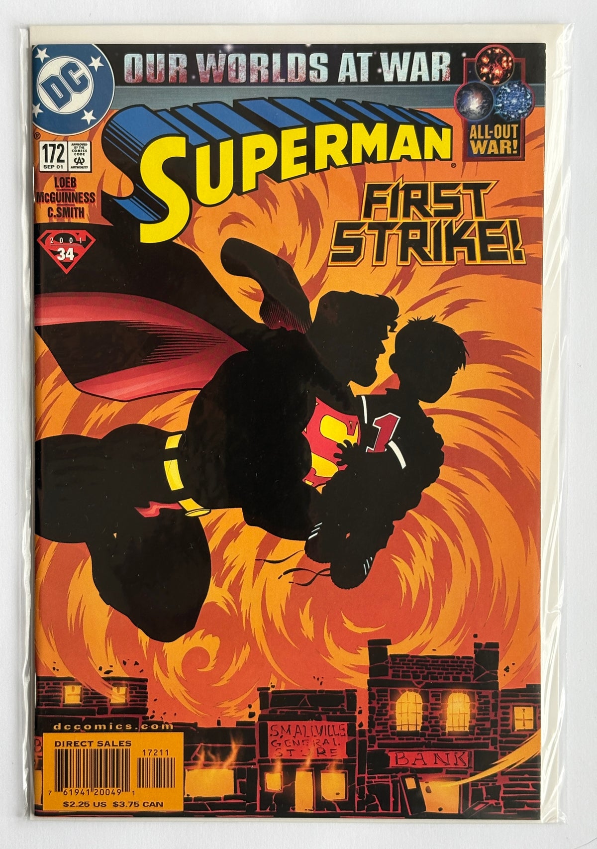 Superman #172 - 1st Printing - DC Comics September 2001 VF 8.0
