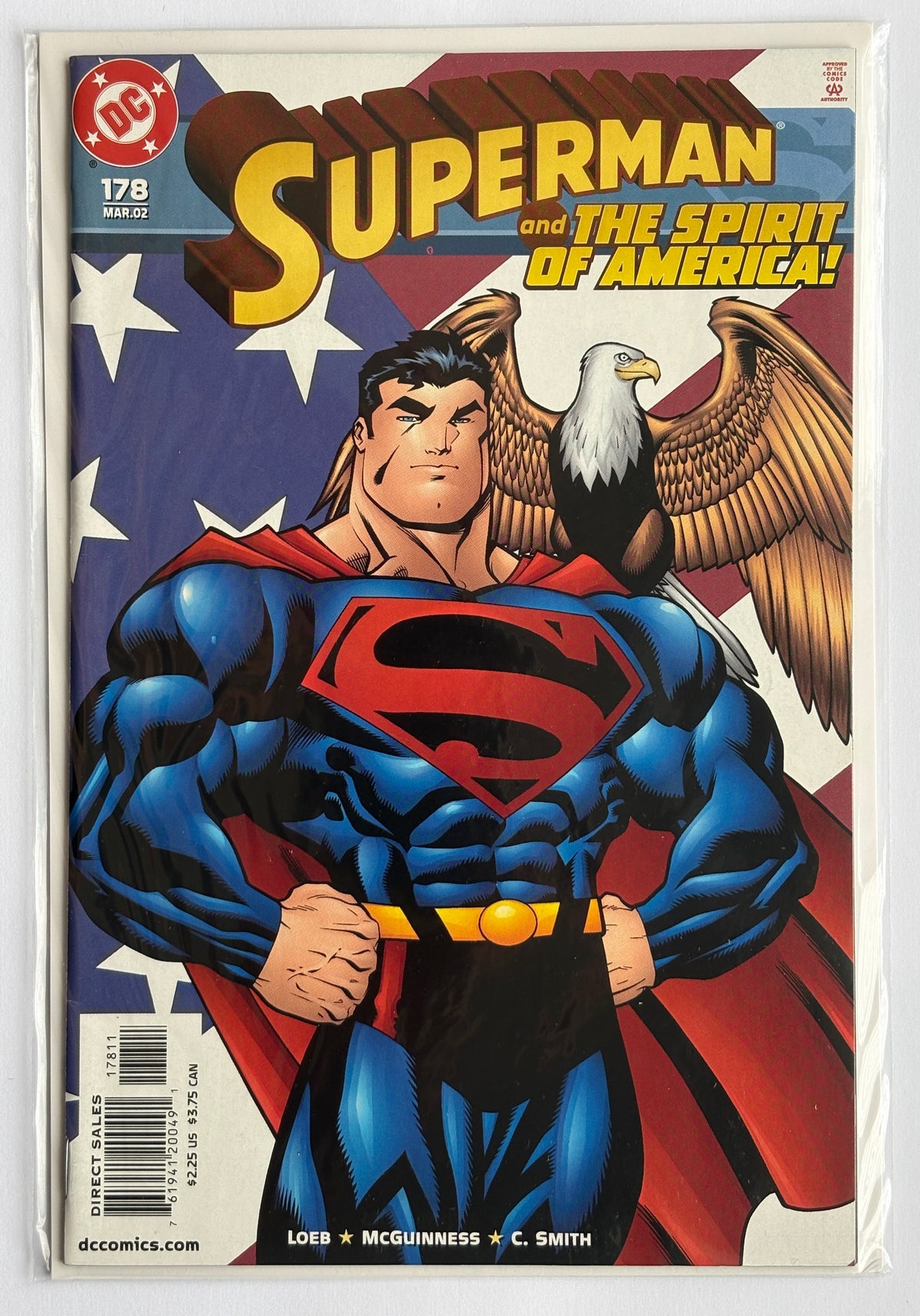 Superman #178 - 1st Printing - DC Comics March 2002 VF+ 8.5