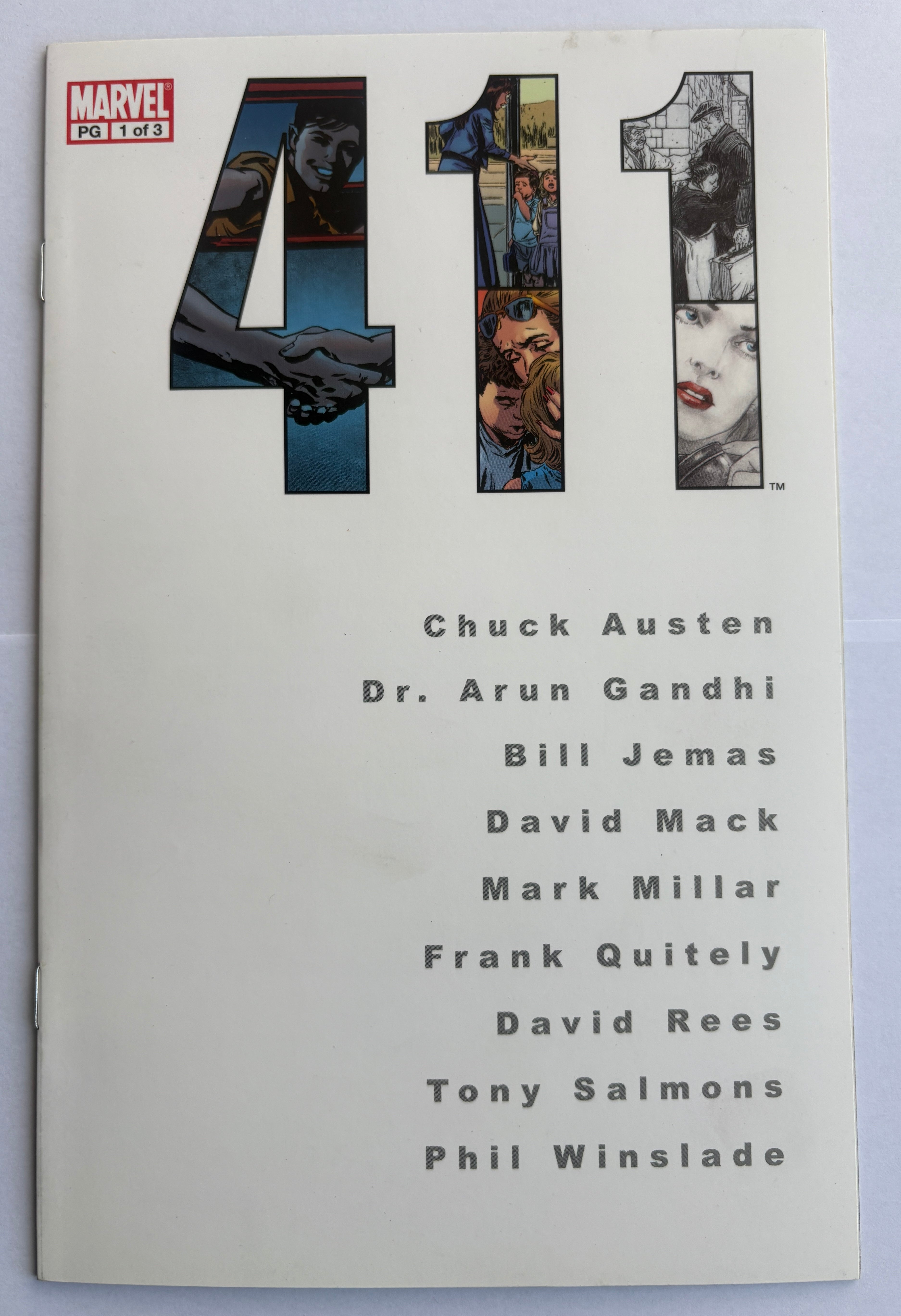 411 #1 (1 of 3) 1st Printing Marvel Comics June 2003 VF+ 8.5