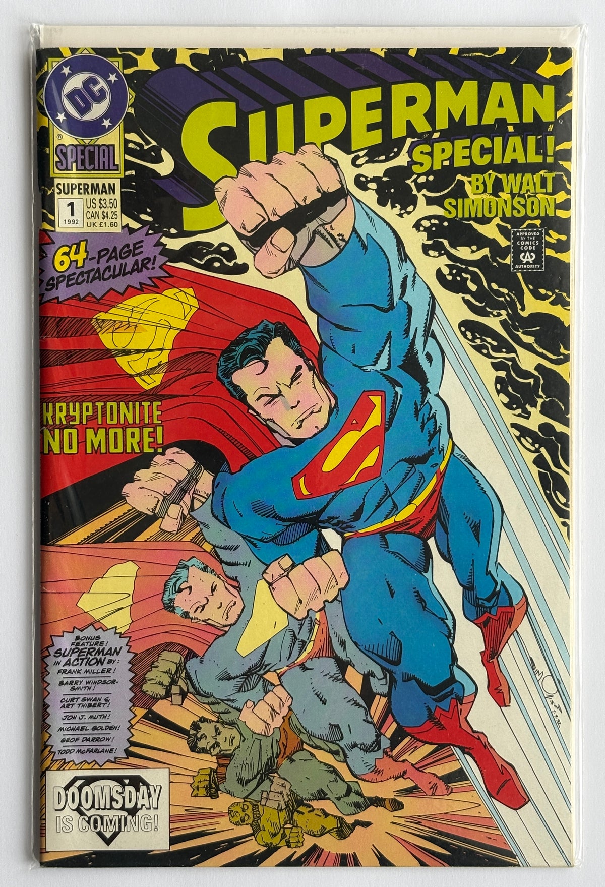 Superman Special #1 - 64 Page Spectacular DC Comics 1992 F/VF 7.0