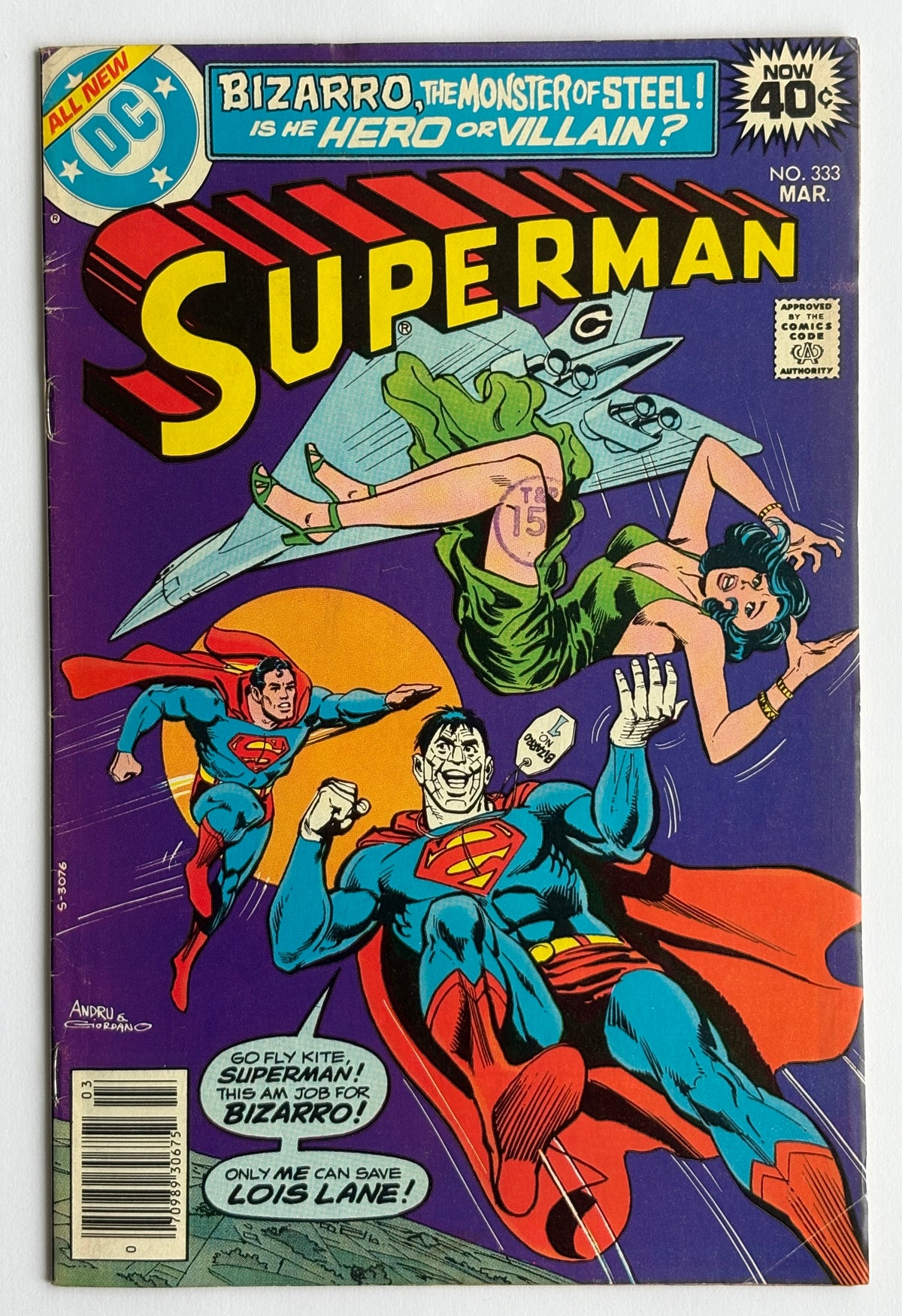 Superman #333 - DC Comics March 1979  F/VF 7.0