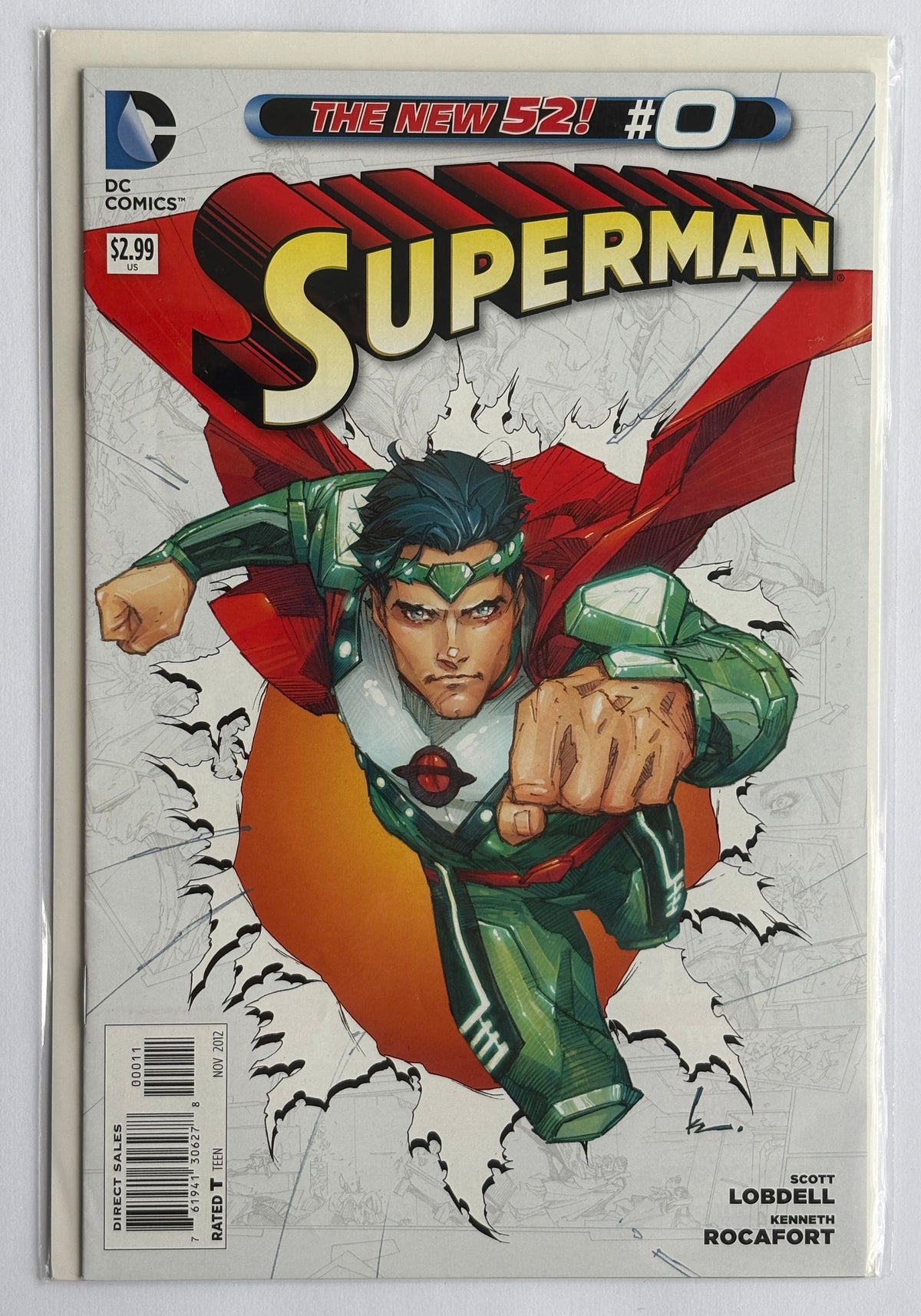 Action Comics #0 - Superman The New 52  DC Comics November 2012 F/VF 7.0
