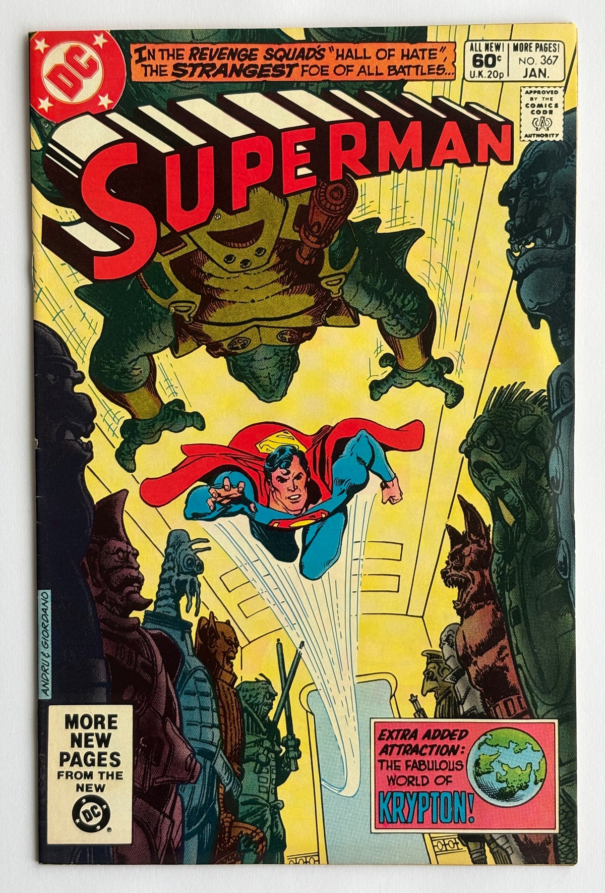 Superman #367 - DC Comics January 1982 F/VF 7.0