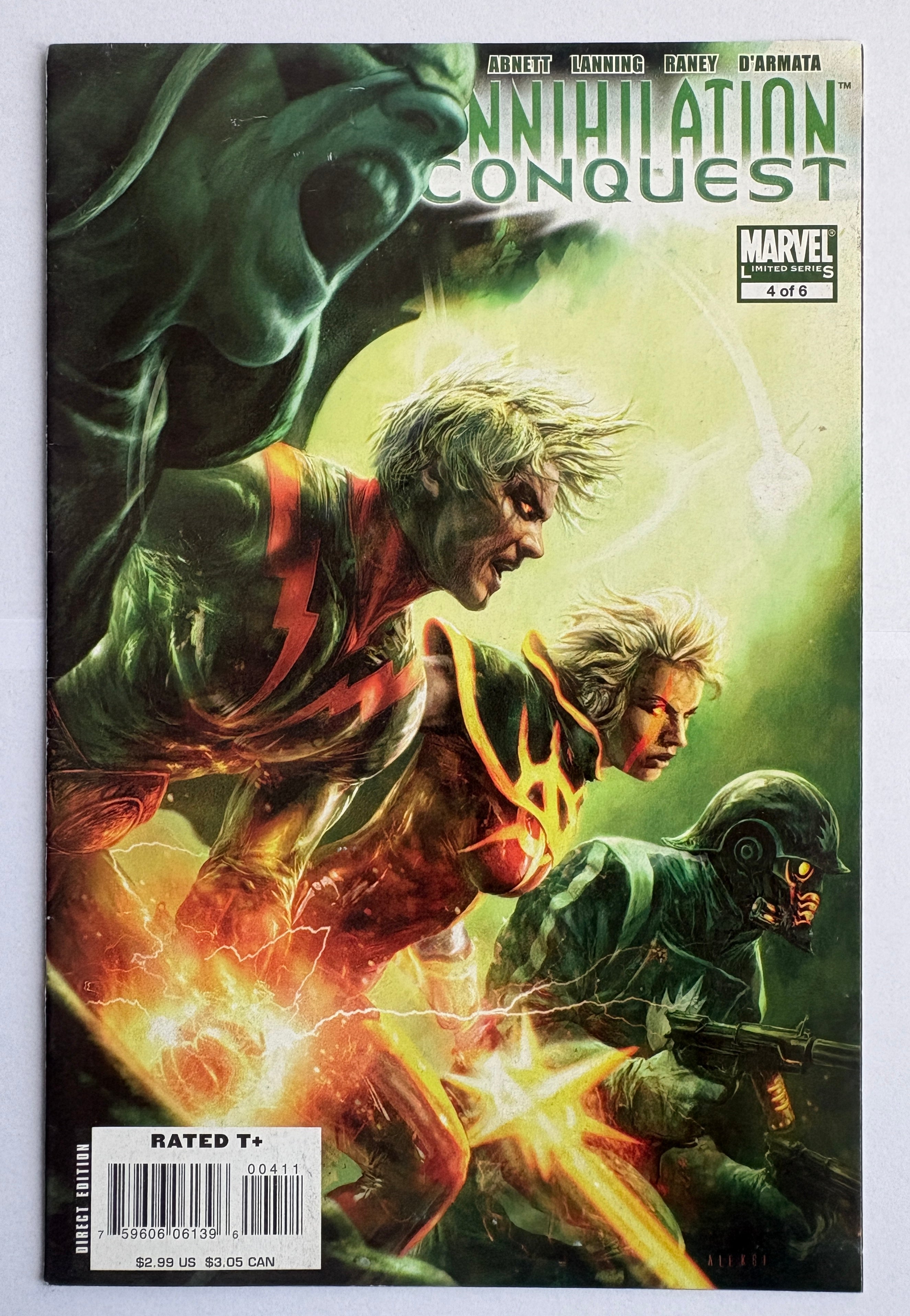 Annihilation Conquest #4 (4 of 6) 1st Printing Marvel Comics April 2008 FN+ 6.5
