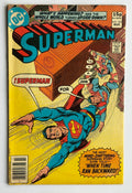 Superman #345 - DC Comics UK Variant March 1980  FN 6.0