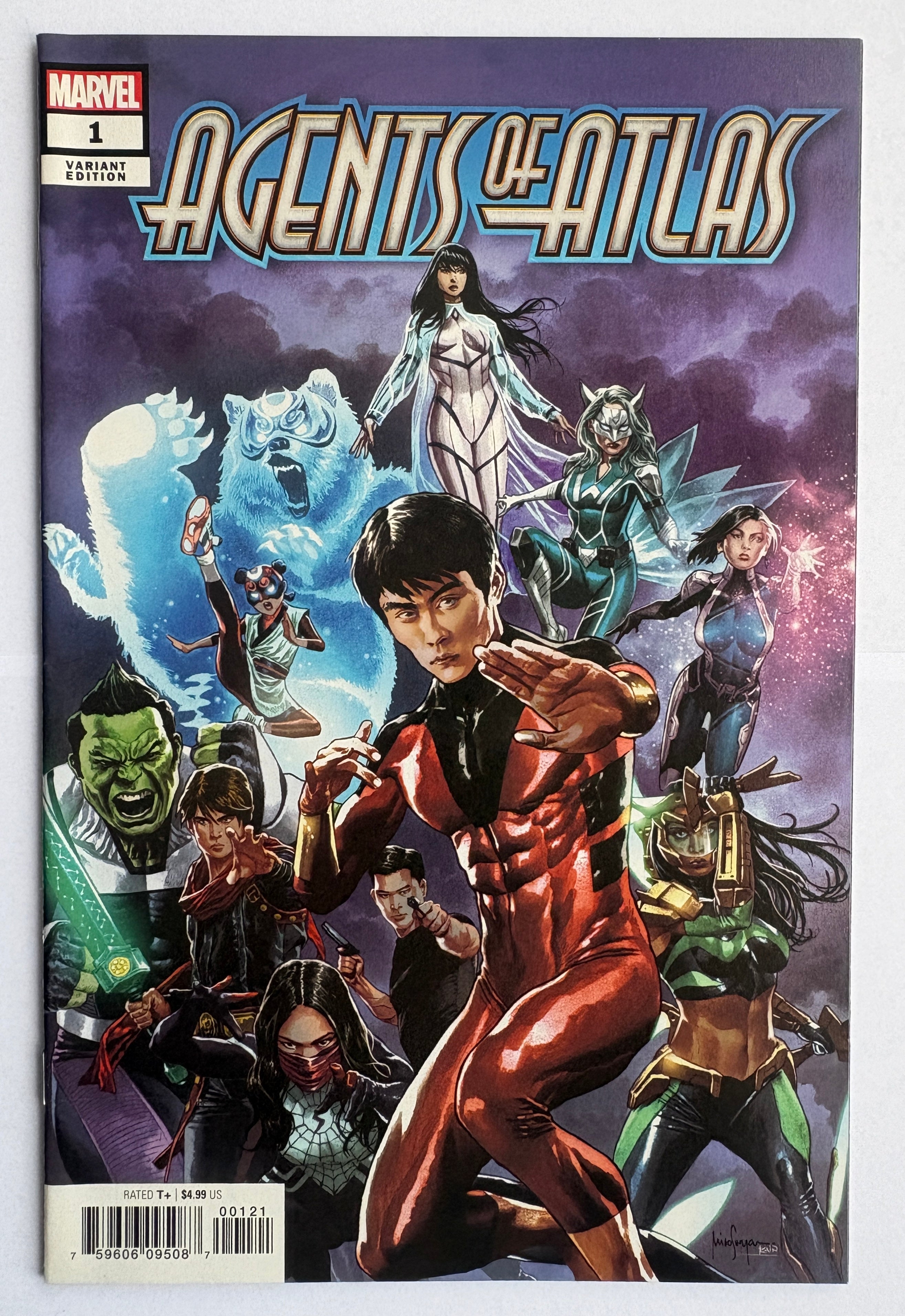 Agents of Atlas #1 - 1st Print Variant Cover Marvel October 2019 NM- 9.2