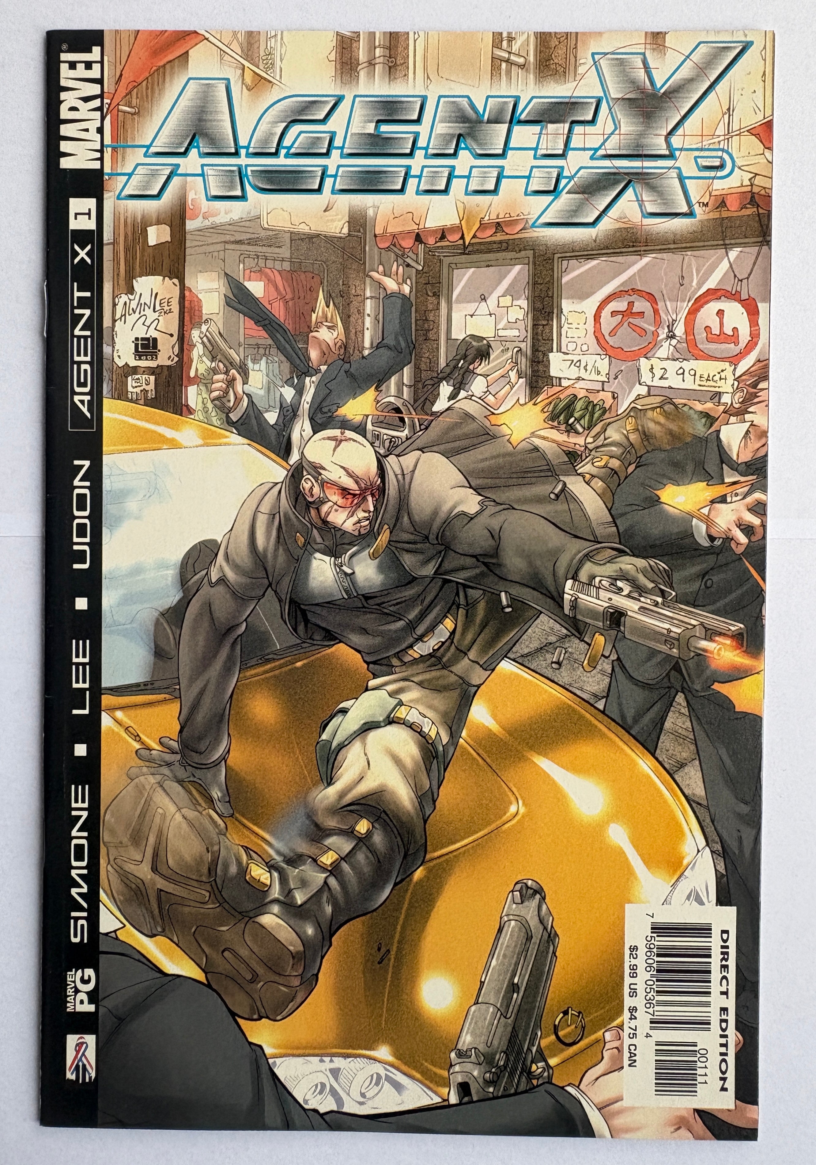 Agent X #1 - 1st Printing - Marvel Comics September 2002 VF+ 8.5