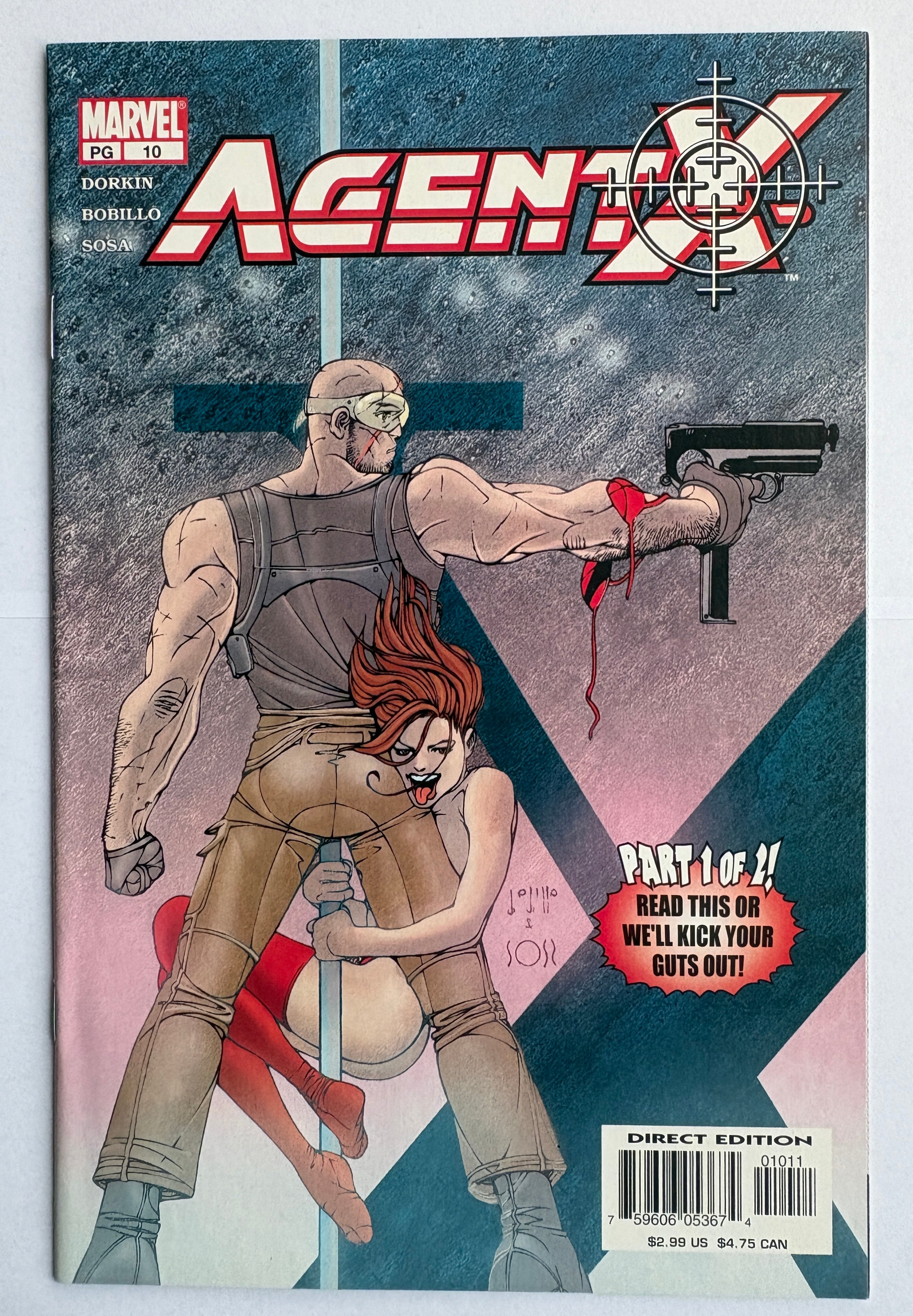 Agent X #10 & 11 Part 1 & 2 of two part story - 2003 VF- 7.5