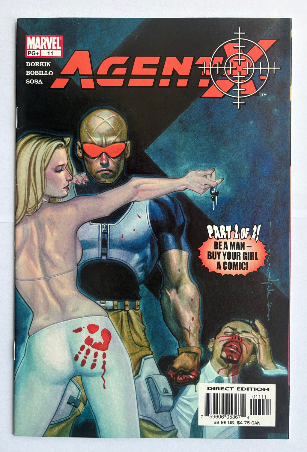 Agent X #10 & 11 Part 1 & 2 of two part story - 2003 VF- 7.5