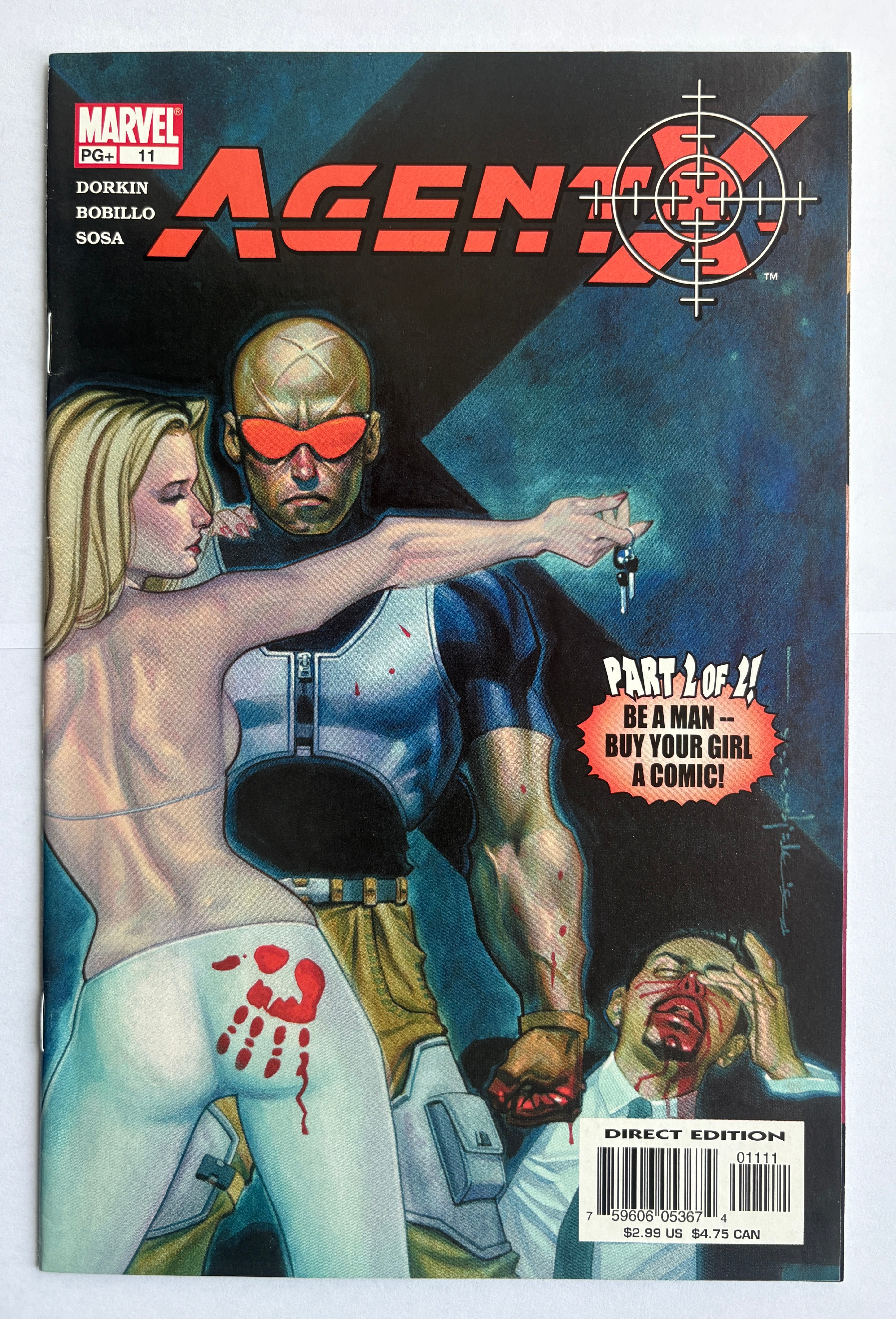 Agent X #10 & 11 Part 1 & 2 of two part story - 2003 VF- 7.5