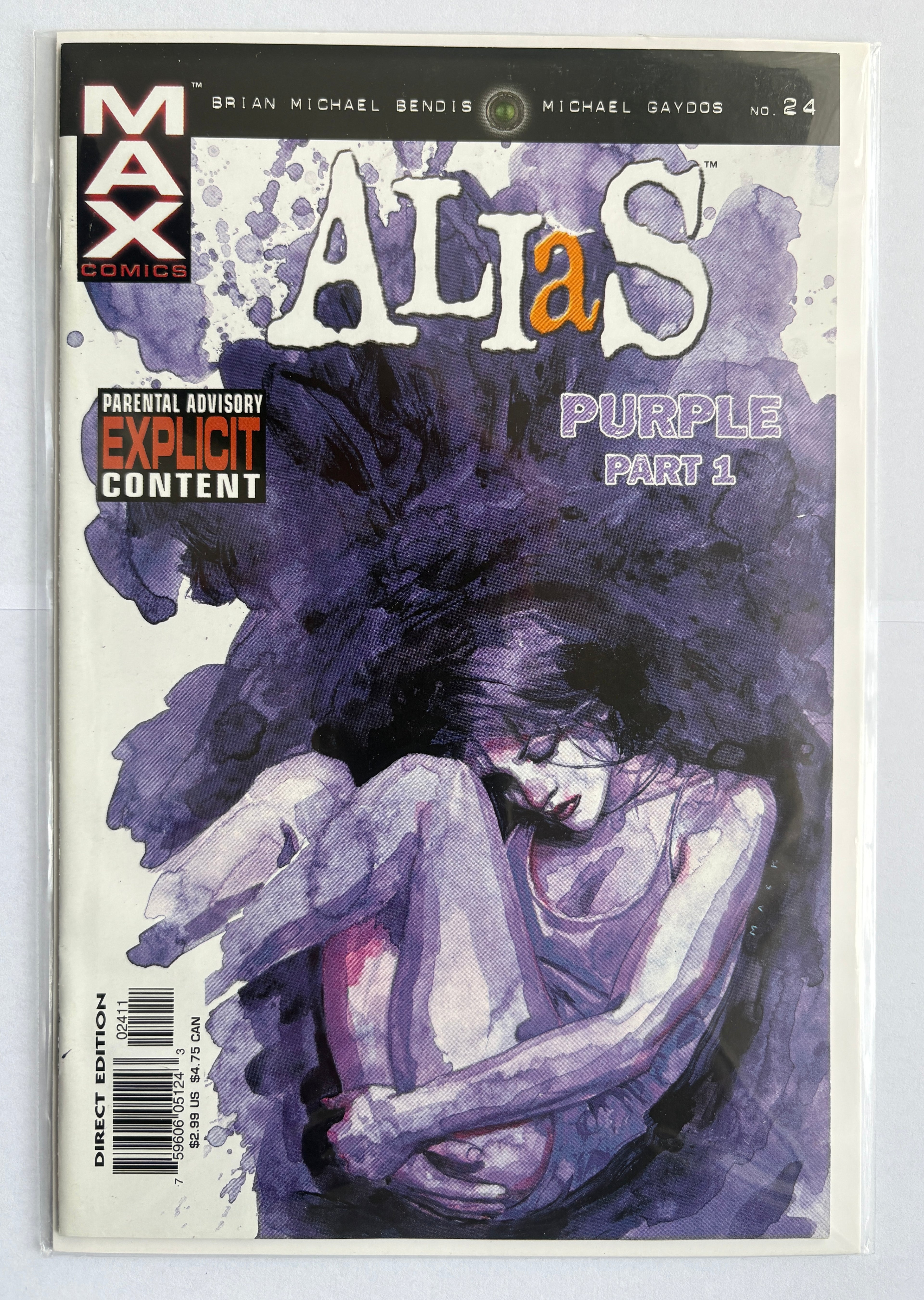 Alias #24 - Max Comics (Marvel) - 1st Printing - September 2003 VF/NM 9.0