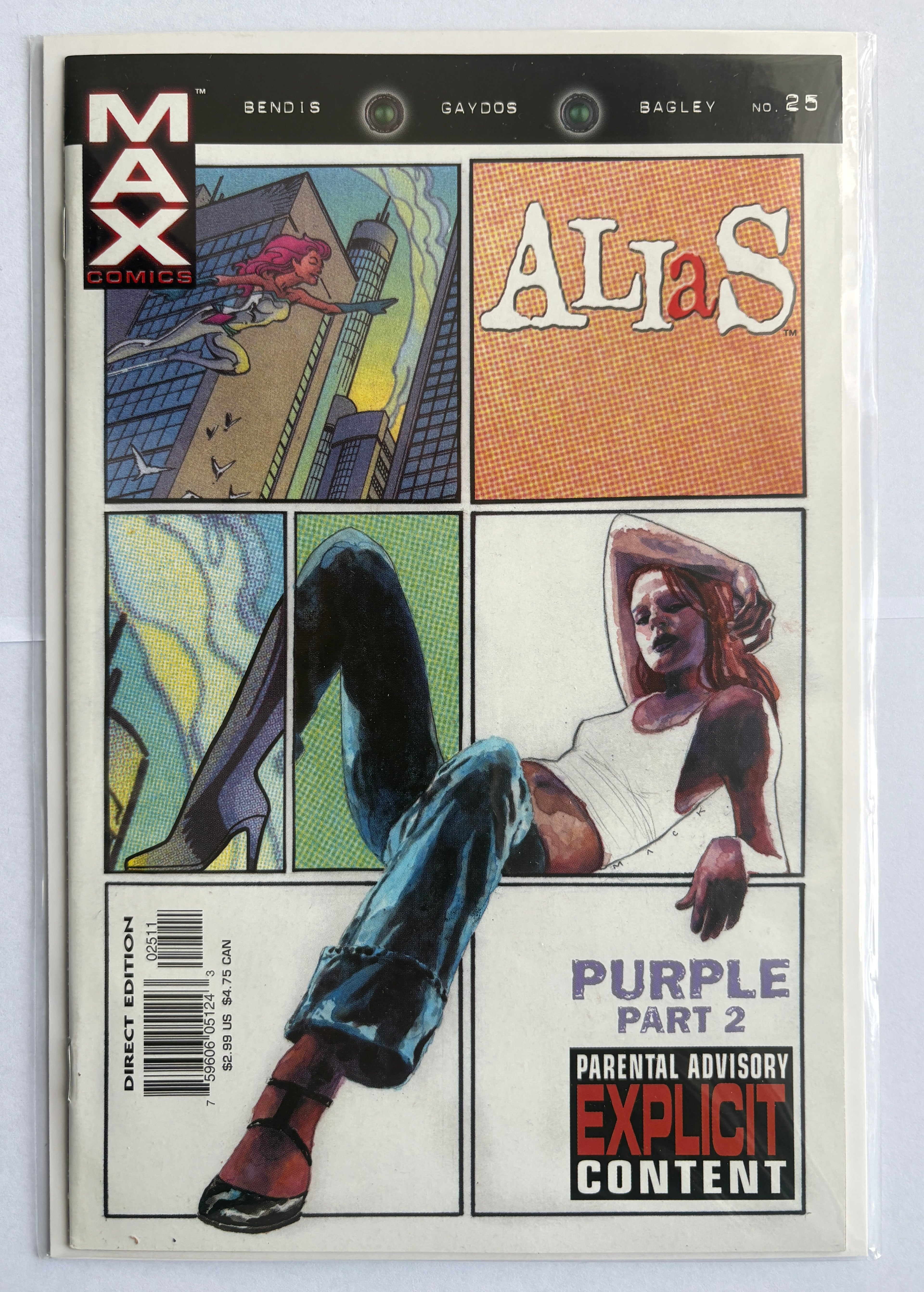 Alias #25 - Max Comics (Marvel) - 1st Printing - October 2003 VF/NM 9.0
