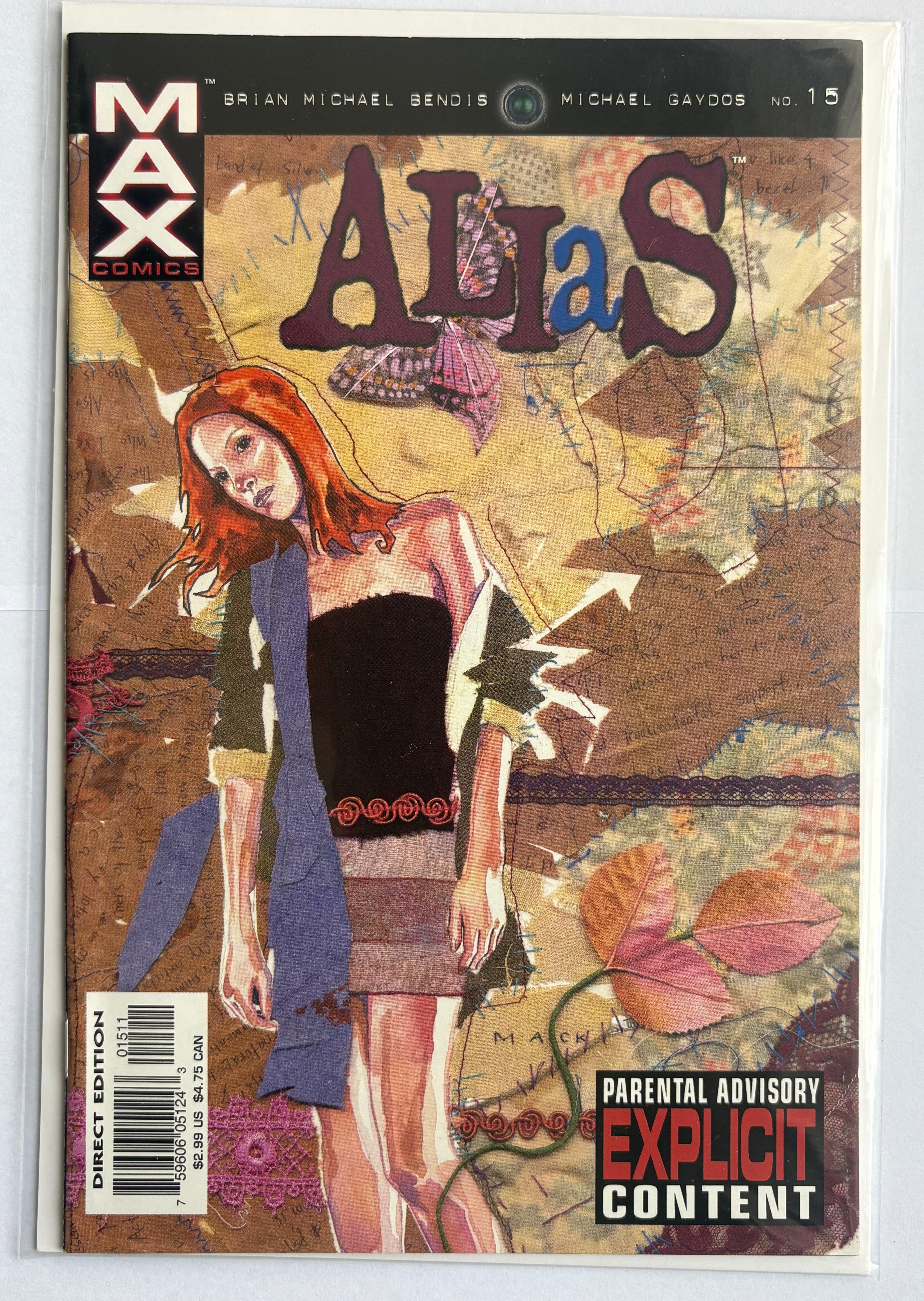 Alias #15 - 1st Printing - Max Comics (Marvel) - December 2002 VF 8.0