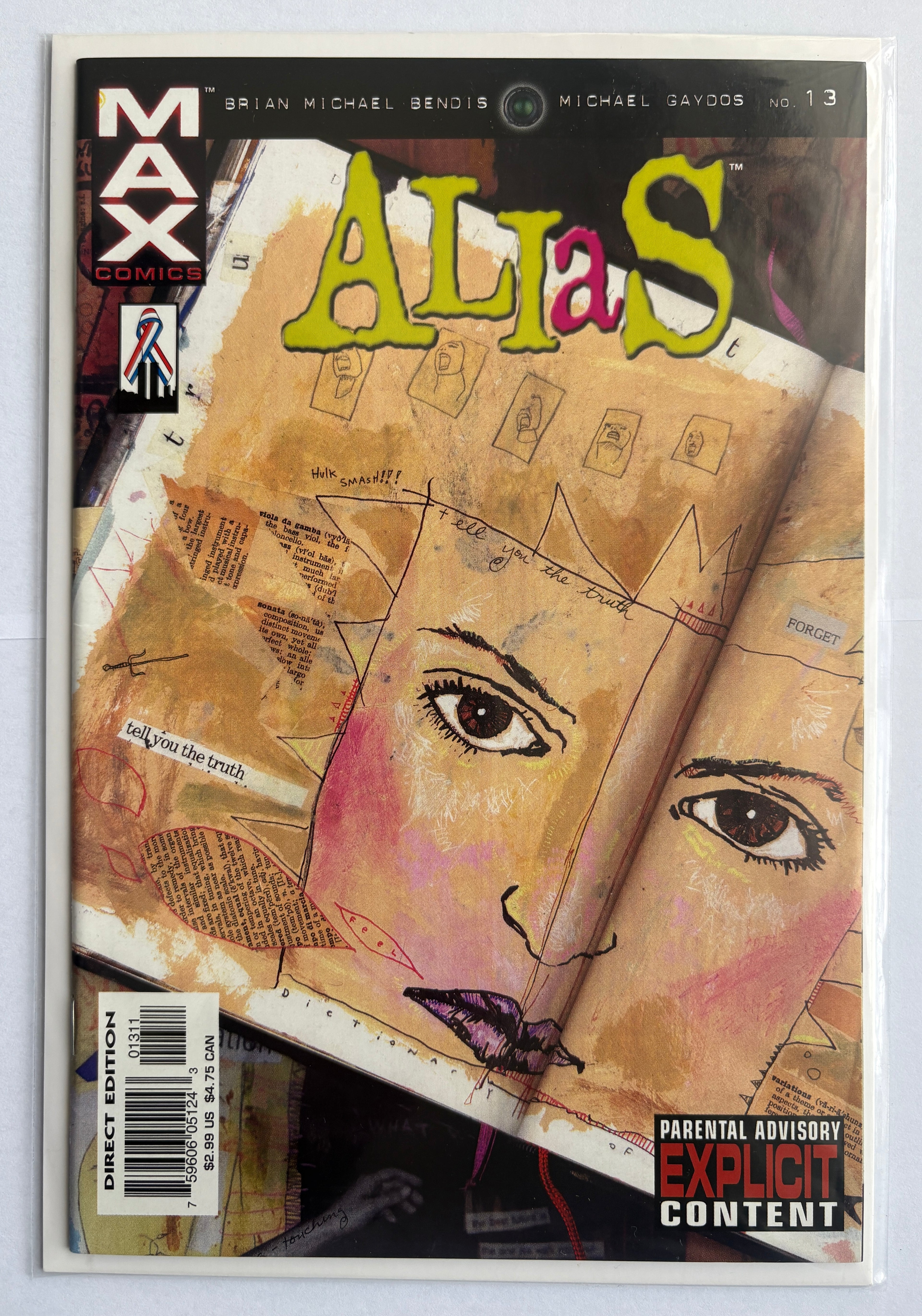 Alias #13 - Max Comics (Marvel) - 1st Printing - October 2002 VF- 7.5