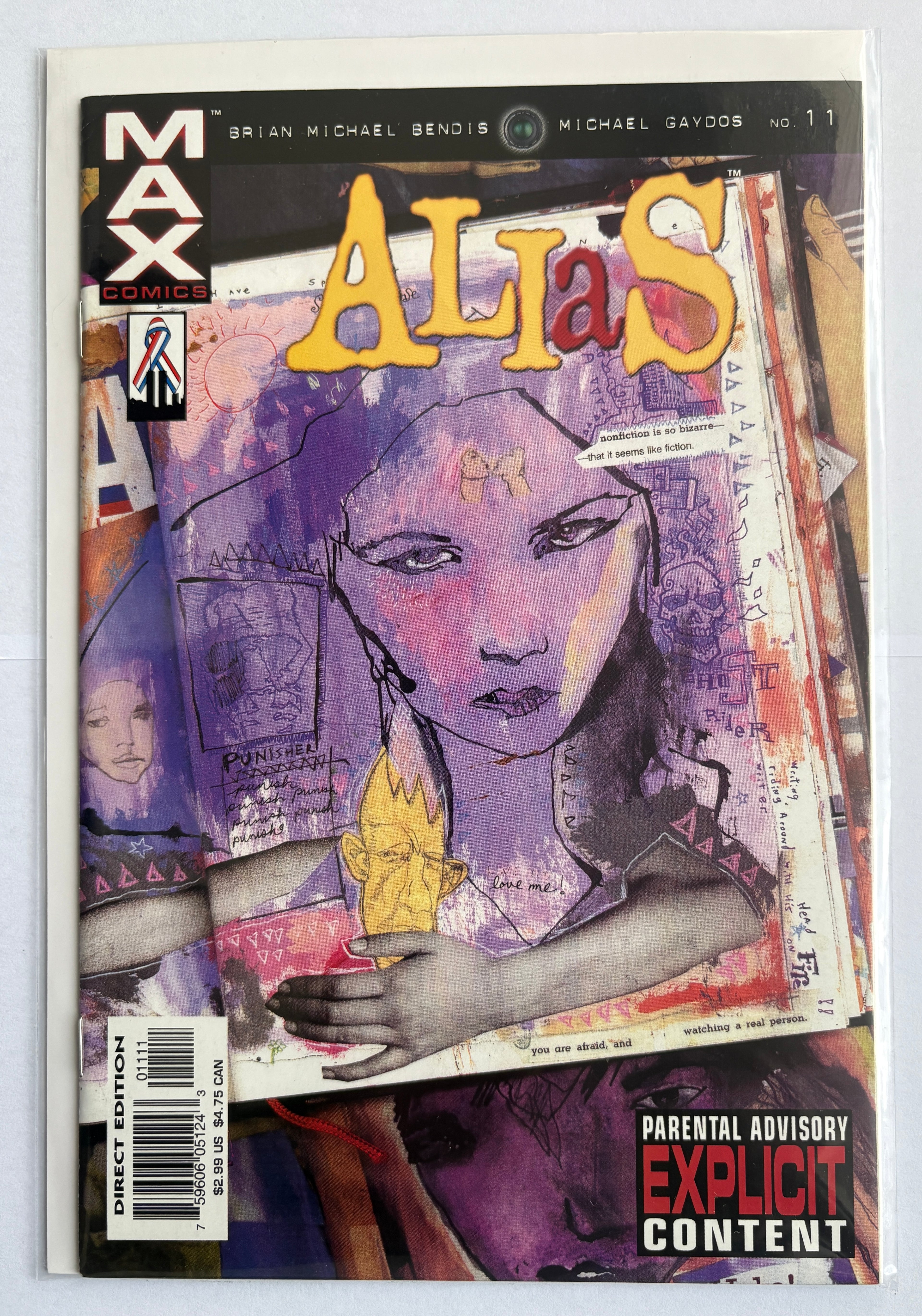 Alias #11 - Max Comics (Marvel Comics) - 1st Printing - September 2002 VF- 7.5