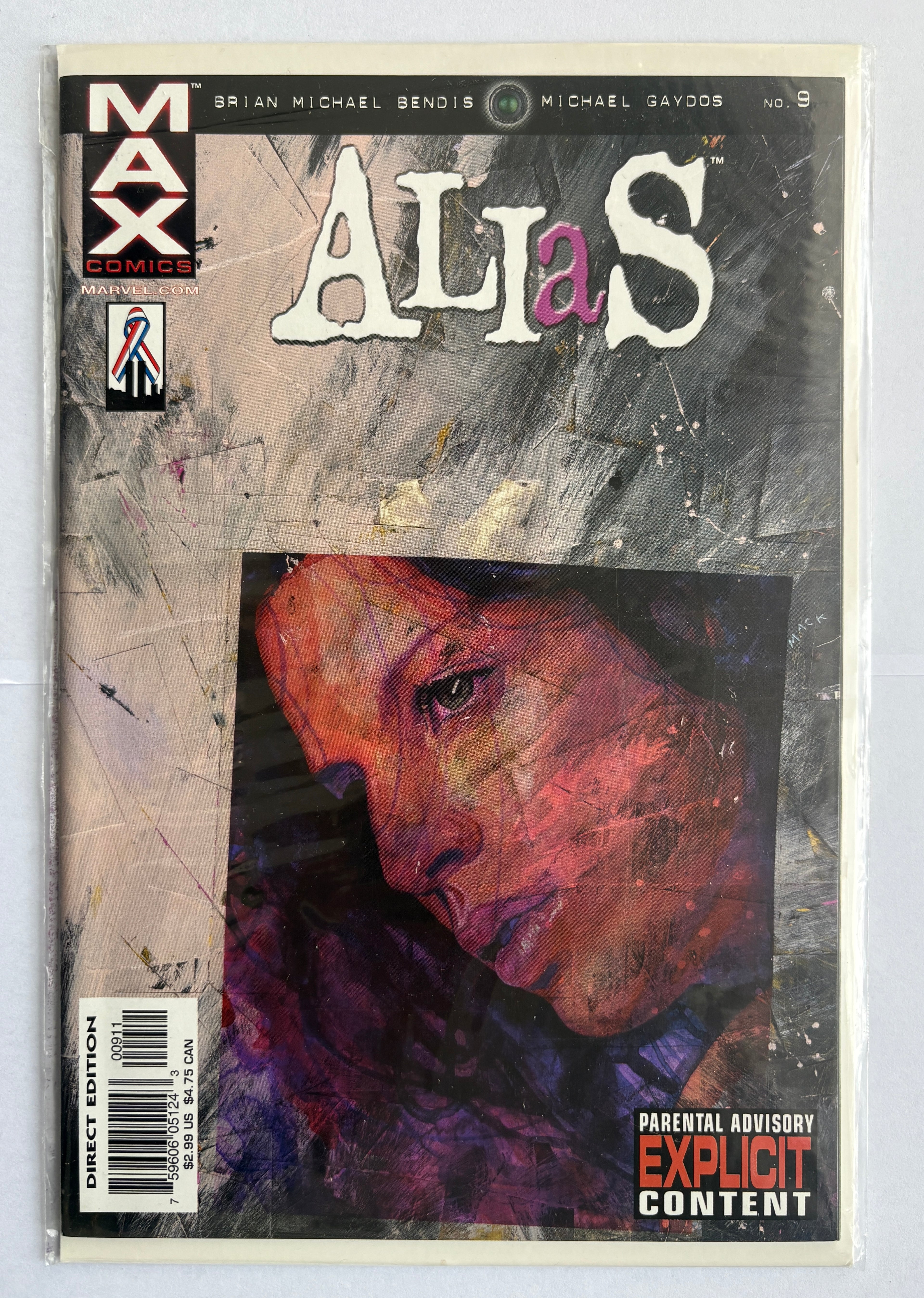 Alias #9 - 1st Printing Max Comics (Marvel) - July 2002 VF 8.0