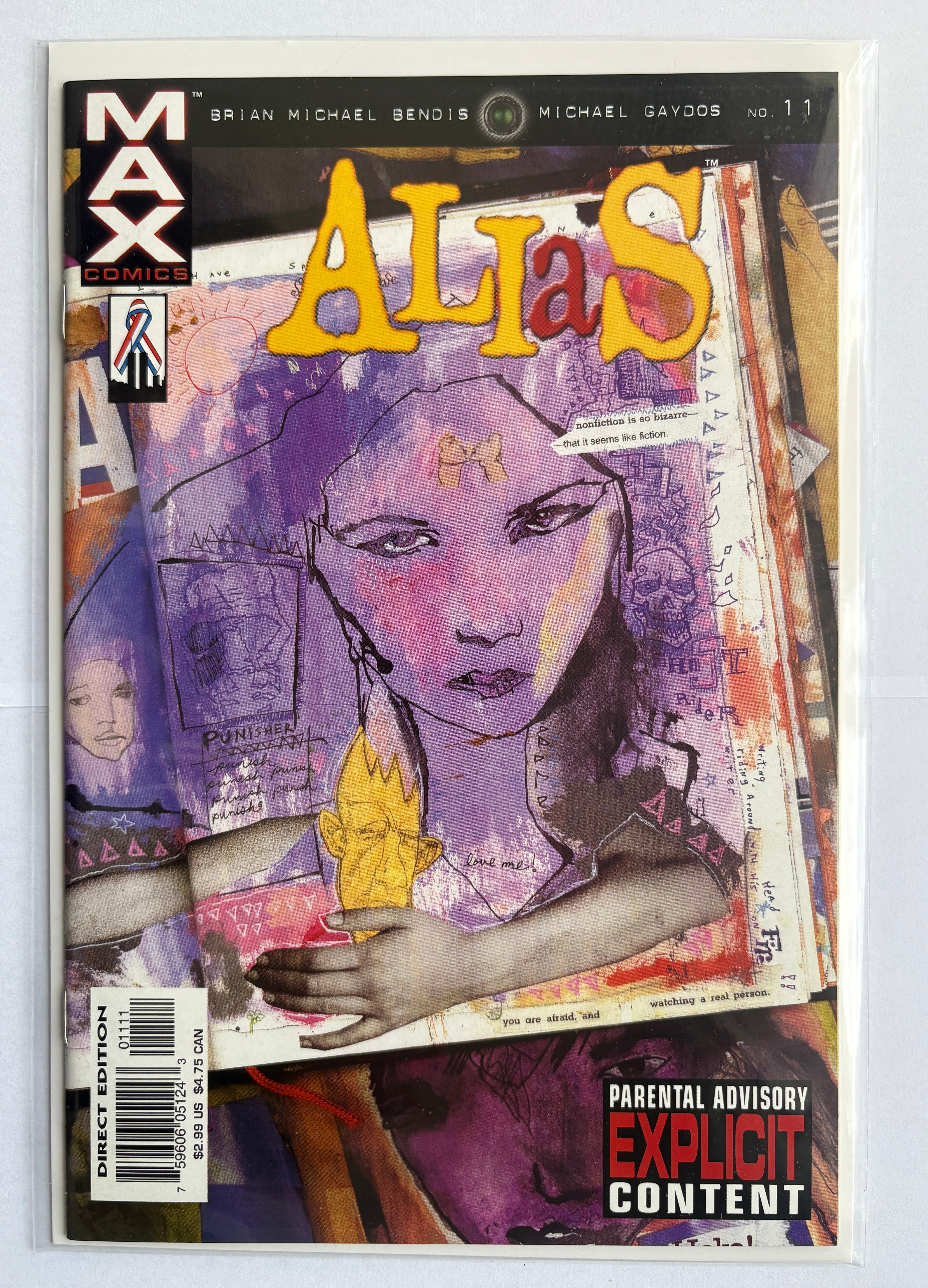 Alias #11 - 1st Printing - Max Comics (Marvel) - September 2002 VF+ 8.5