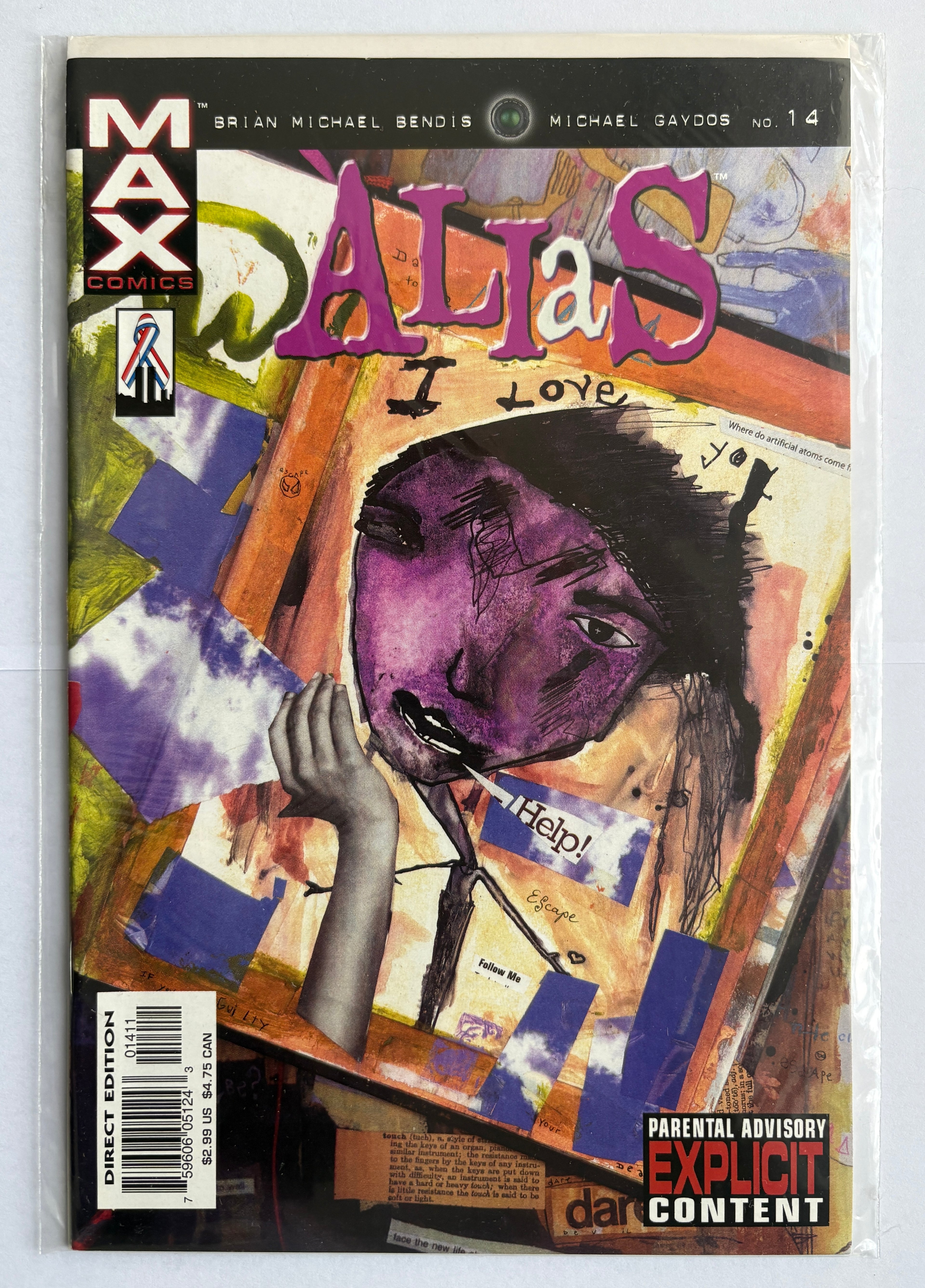 Alias #14 - Max Comics (Marvel) - 1st Printing - November 2002 VF- 7.5