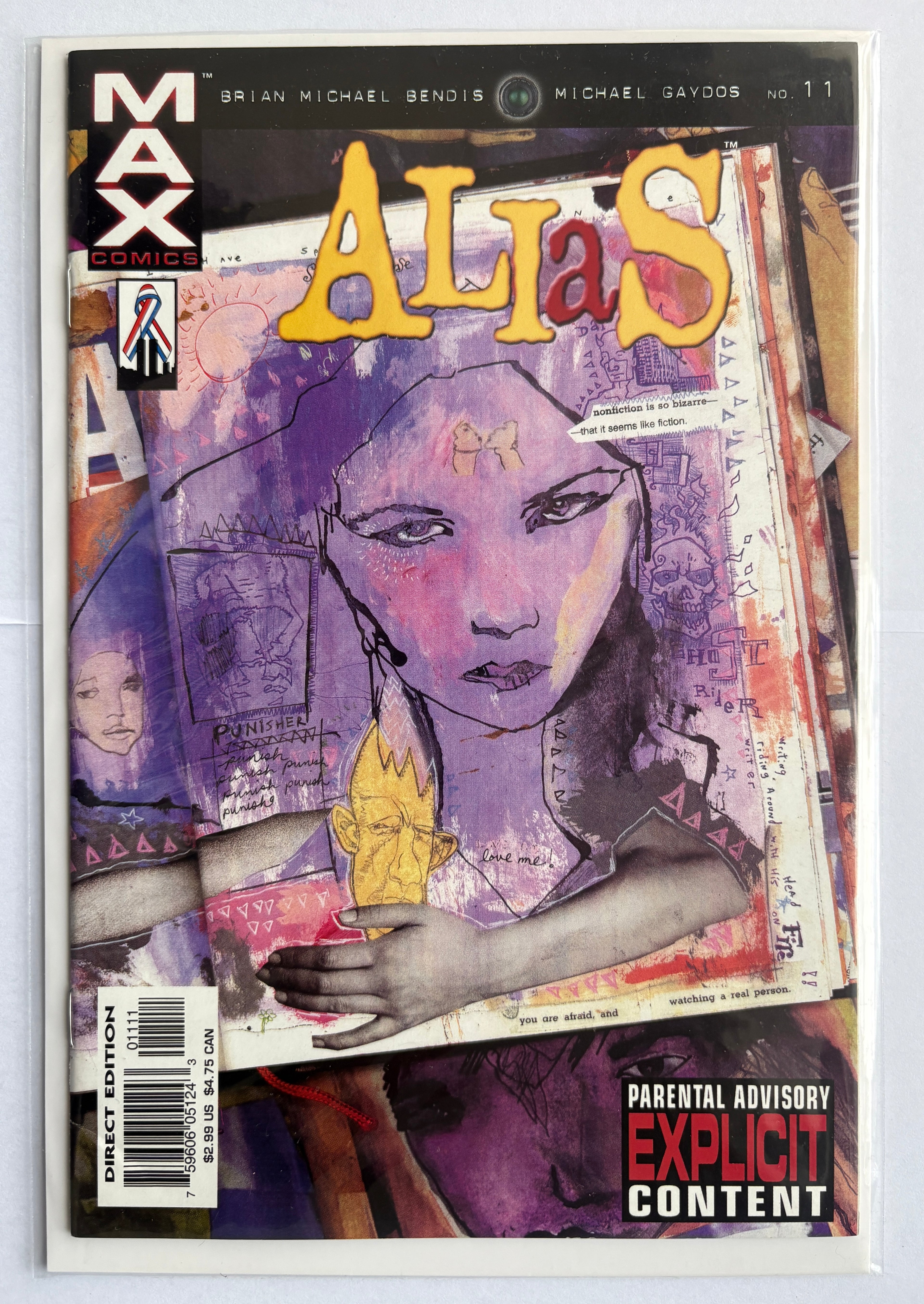 Alias #11 - Max Comics (Marvel) - 1st Printing - September 2002 VF- 7.5