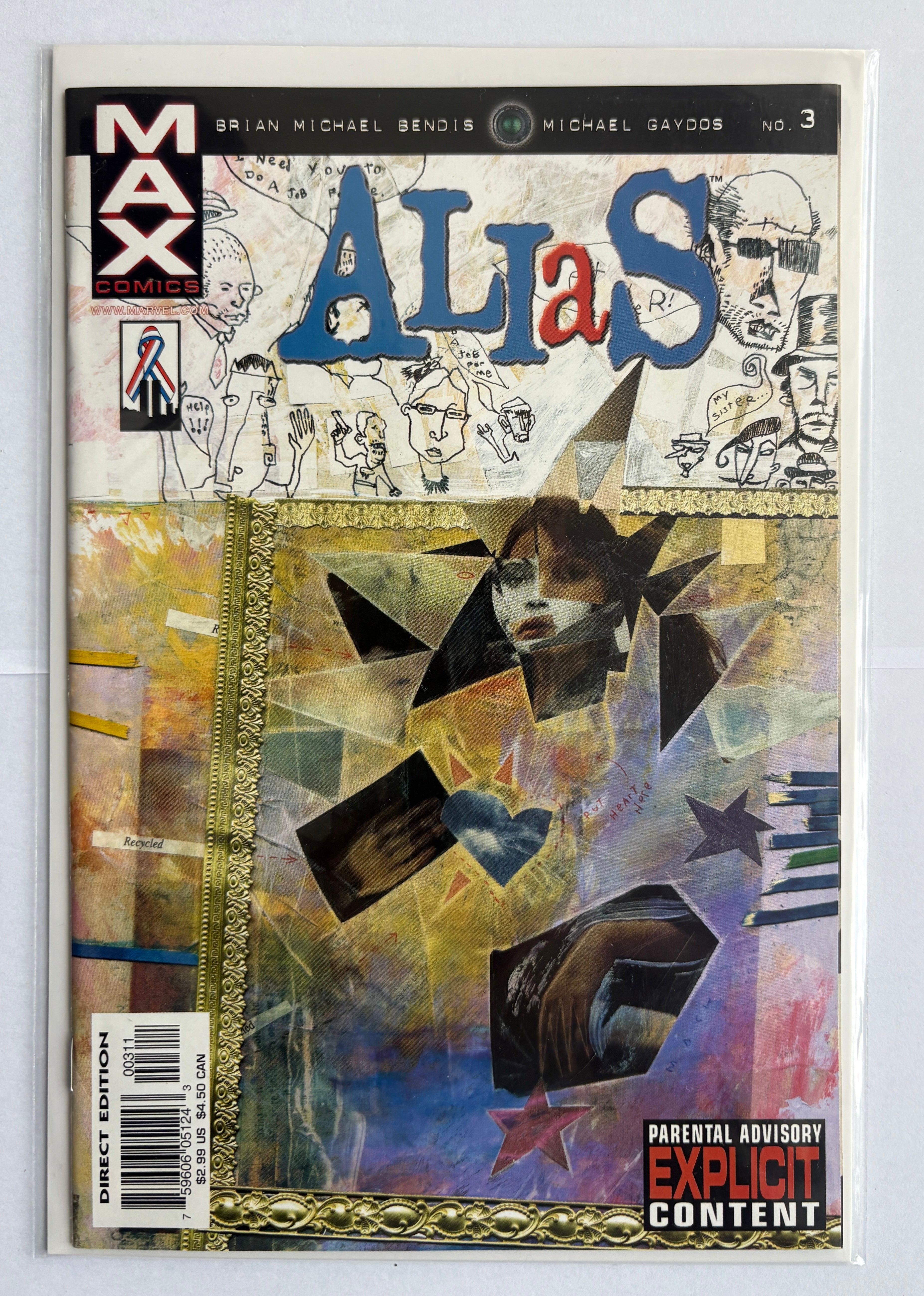 Alias #3 - Max Comics (Marvel) - 1st Printing - January 2002 VF 8.0