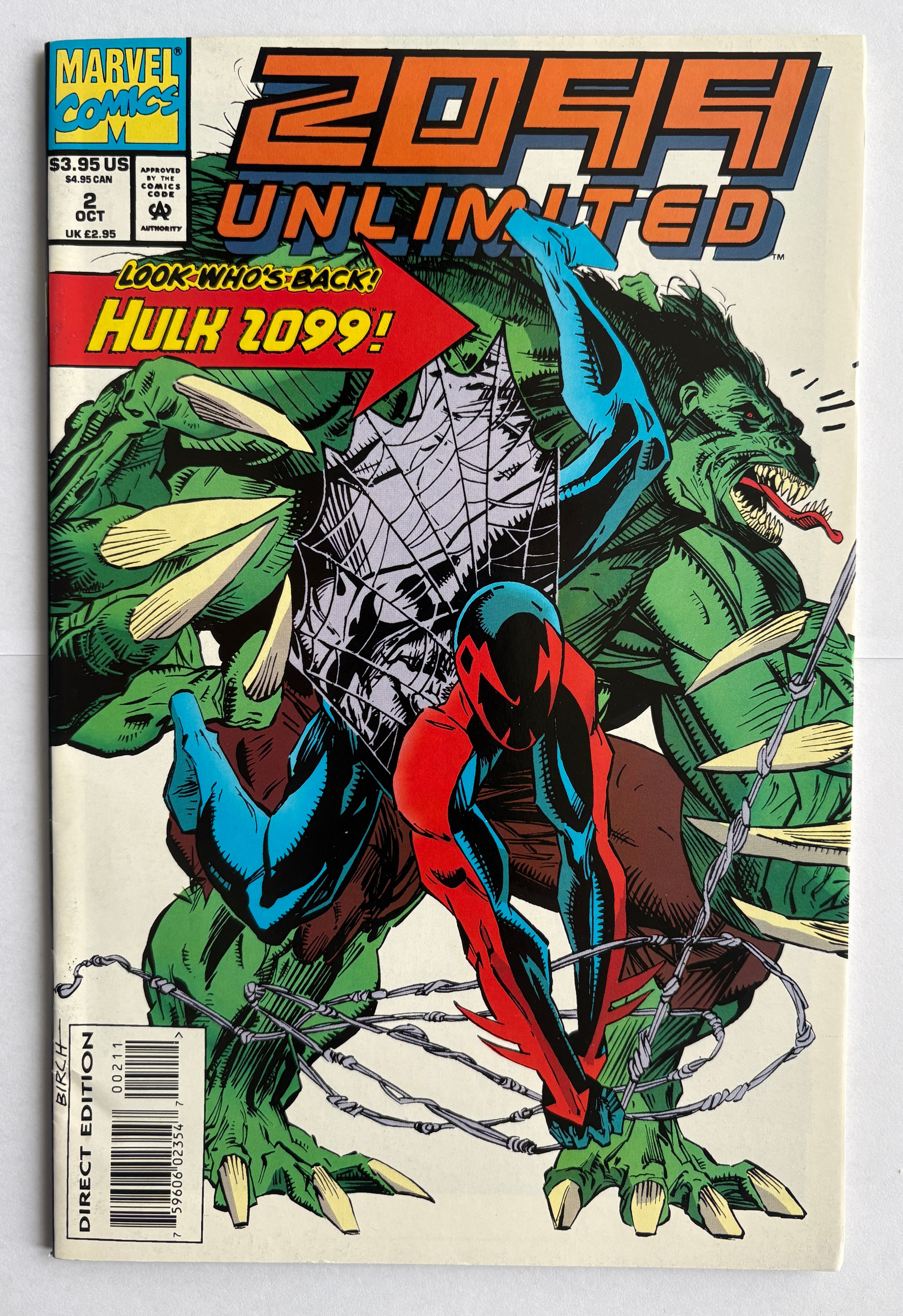 2099 Unlimited #2 - 1st Printing Marvel Comics October 1993 VF 8.0