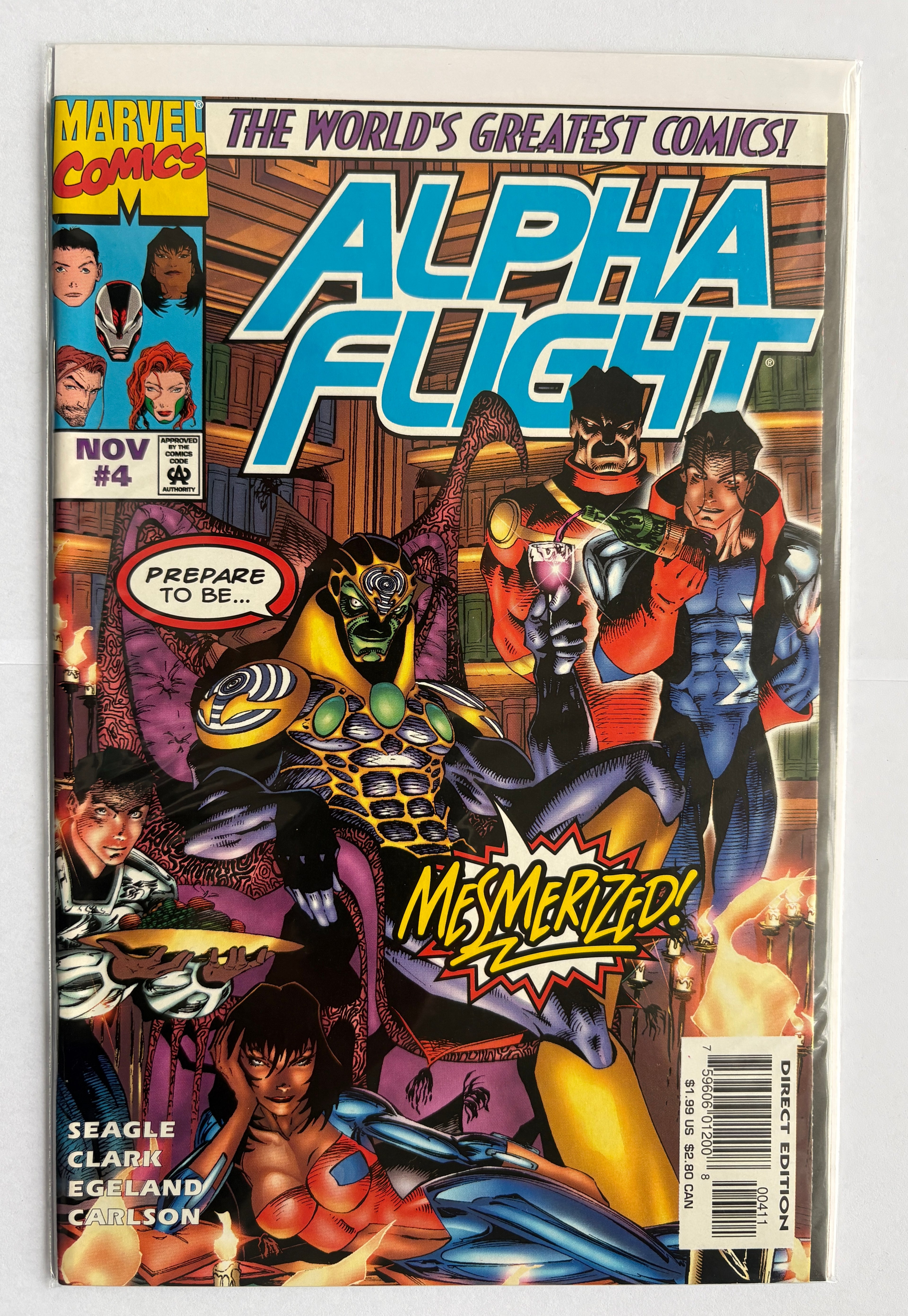 Alpha Flight #4 - 1st Printing Marvel Comics November 1997 VF 8.0