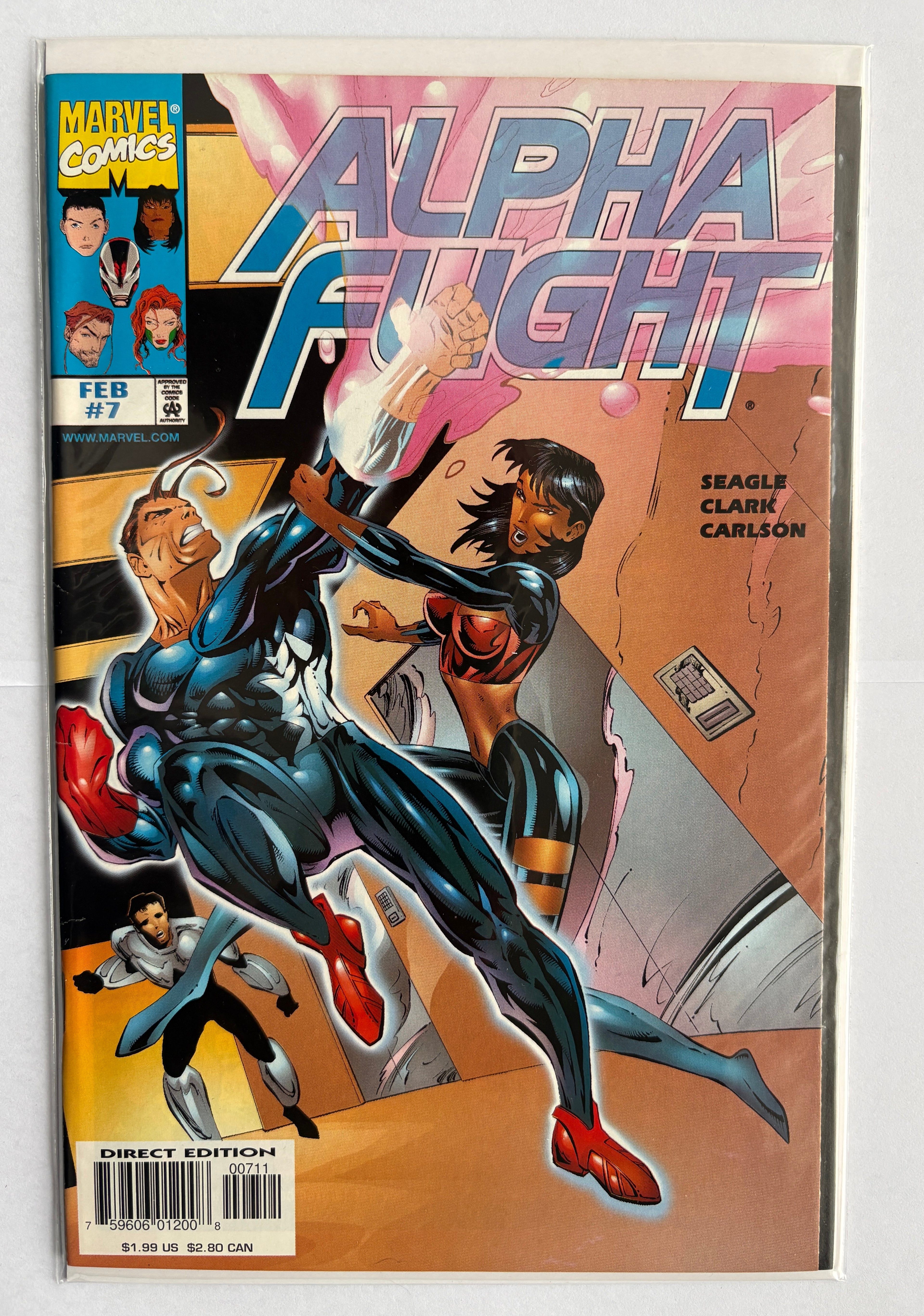 Alpha Flight #7 - 1st Printing Marvel Comics February 1997 VF- 7.5