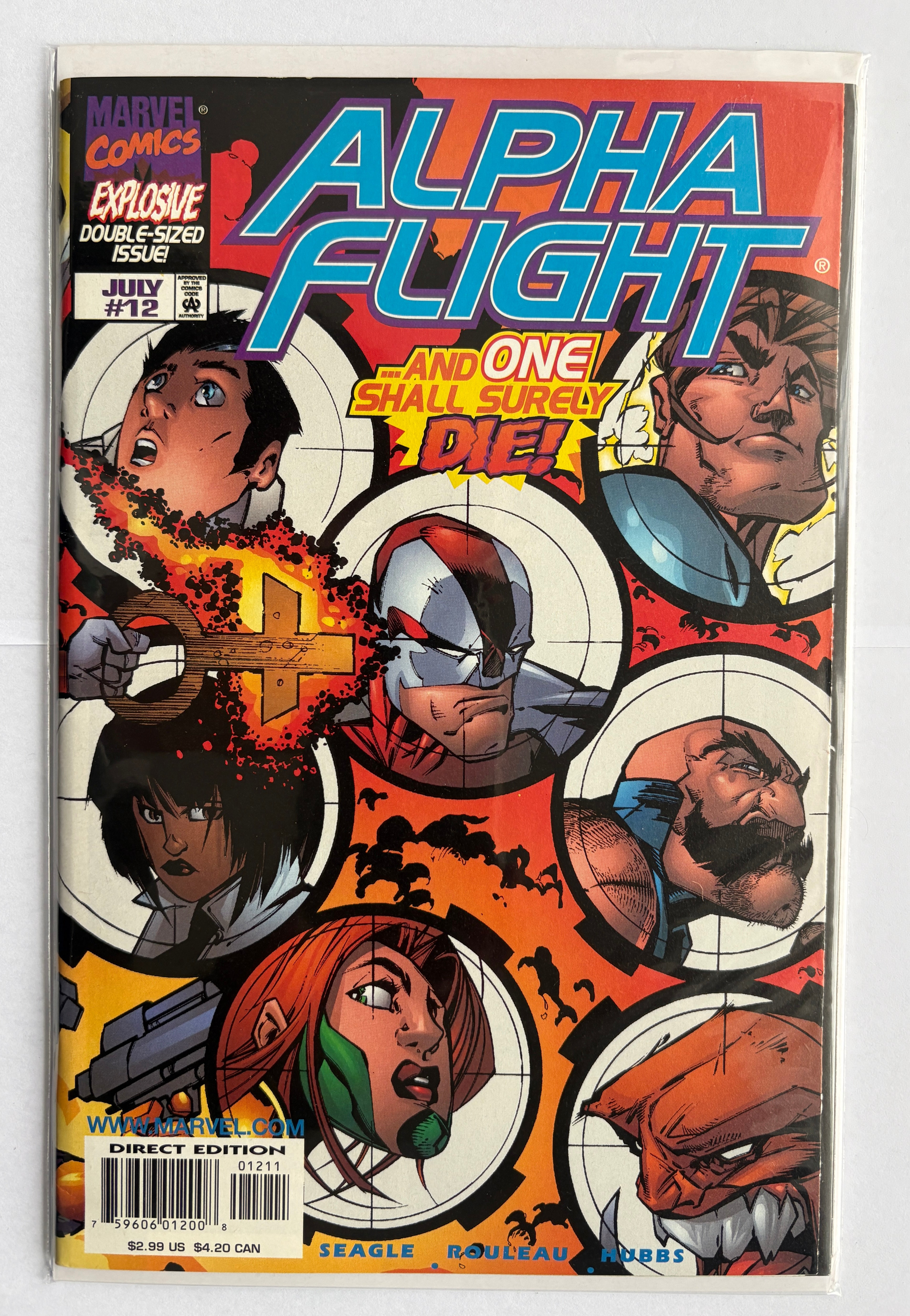 Alpha Flight #12 - 1st Printing Marvel Comics July 1998 VF+ 8.5