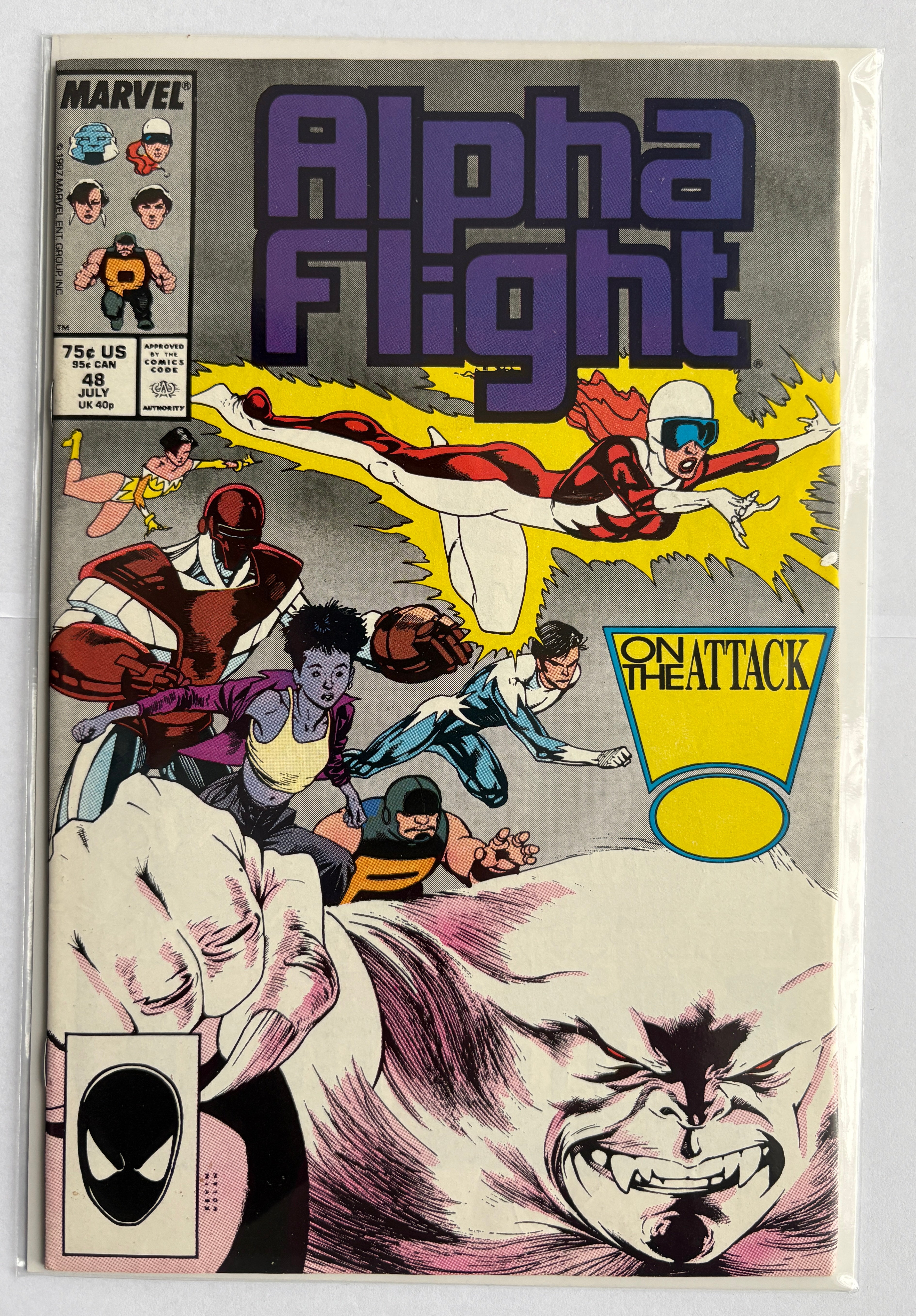 Alpha Flight #48 - Marvel Comics - July 1987 VF 8.0
