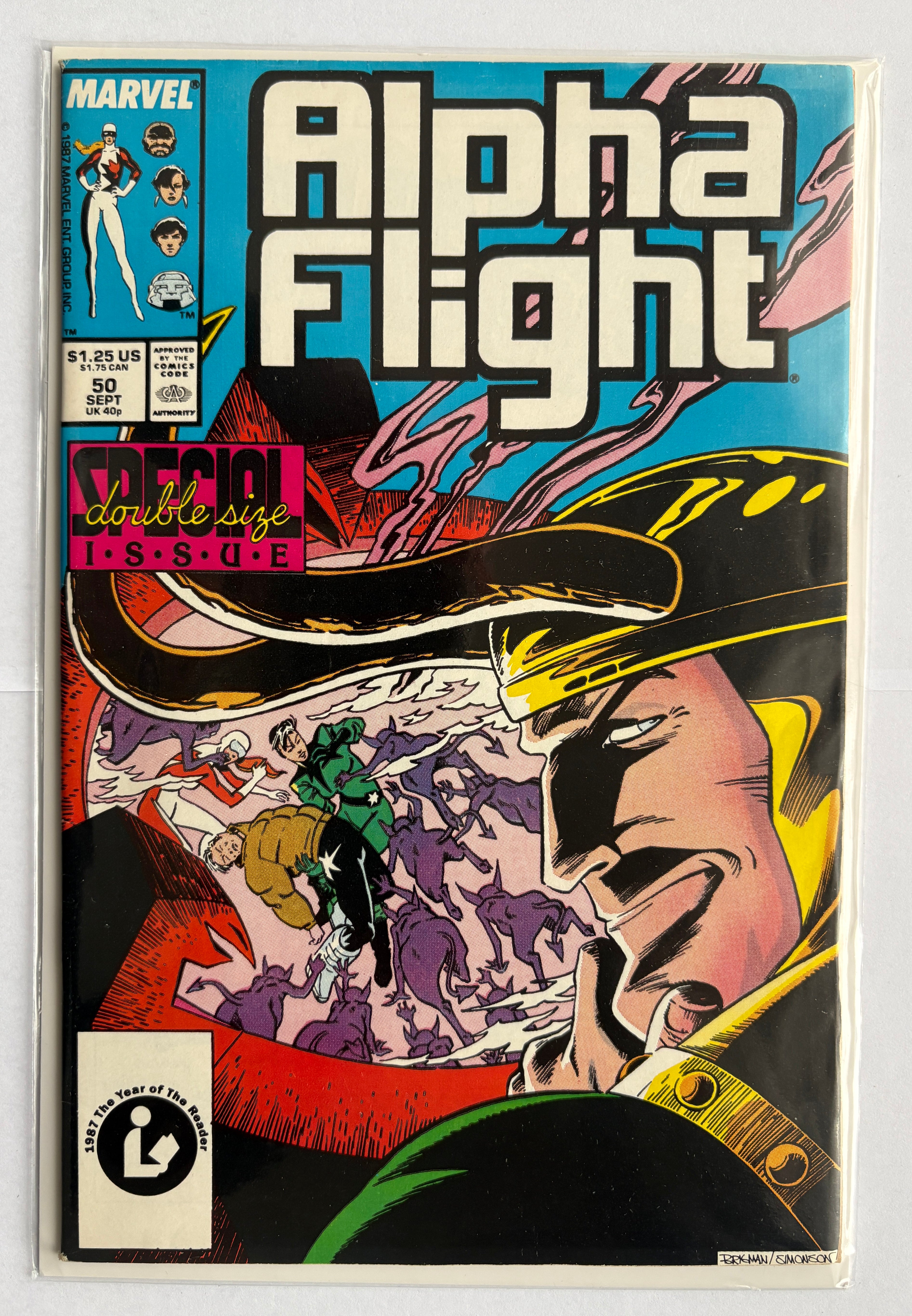 Alpha Flight #50 - Marvel Comics - September 1987 VF 8.0