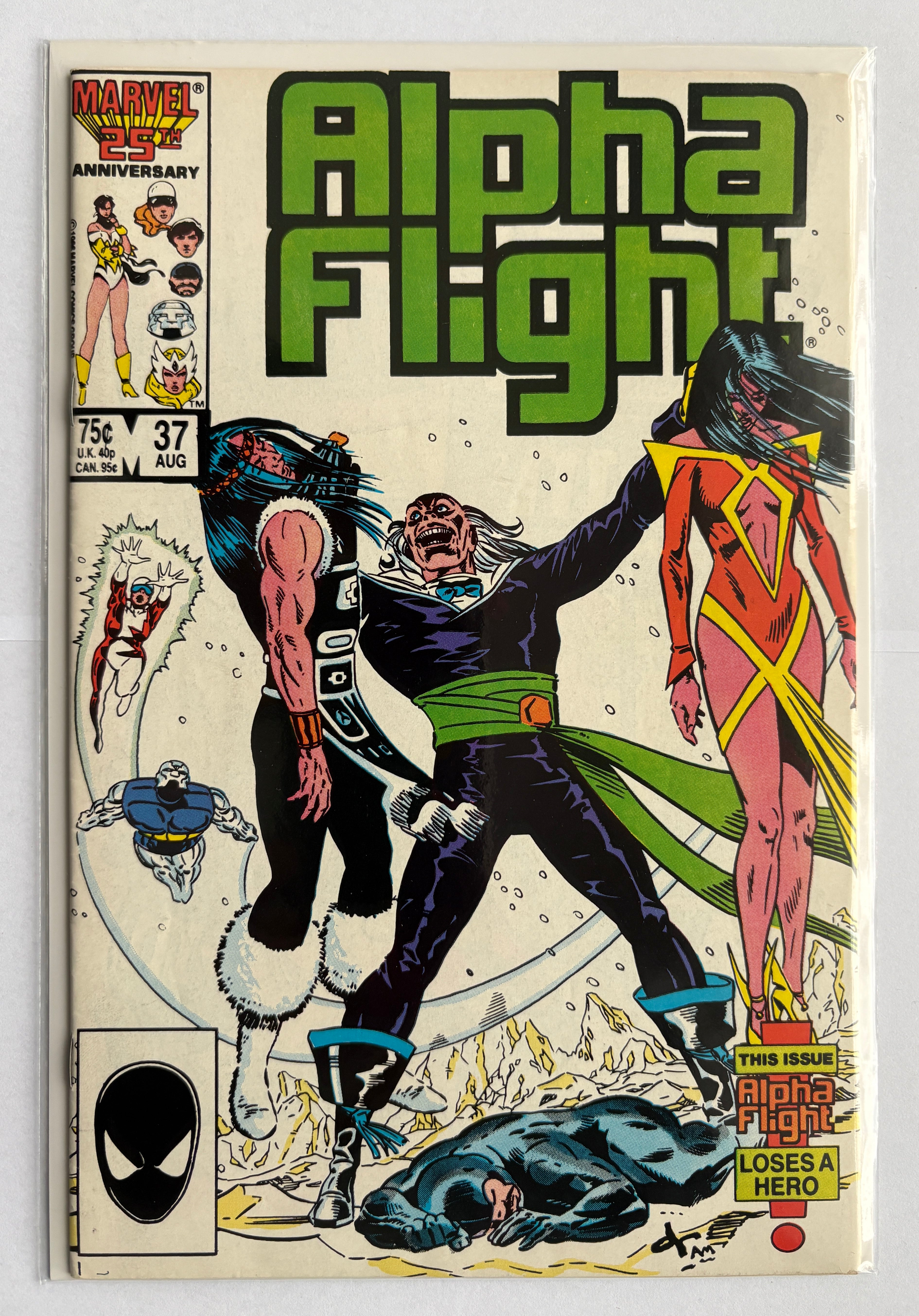 Alpha Flight #37 - Marvel Comics - August 1986 VF 8.0