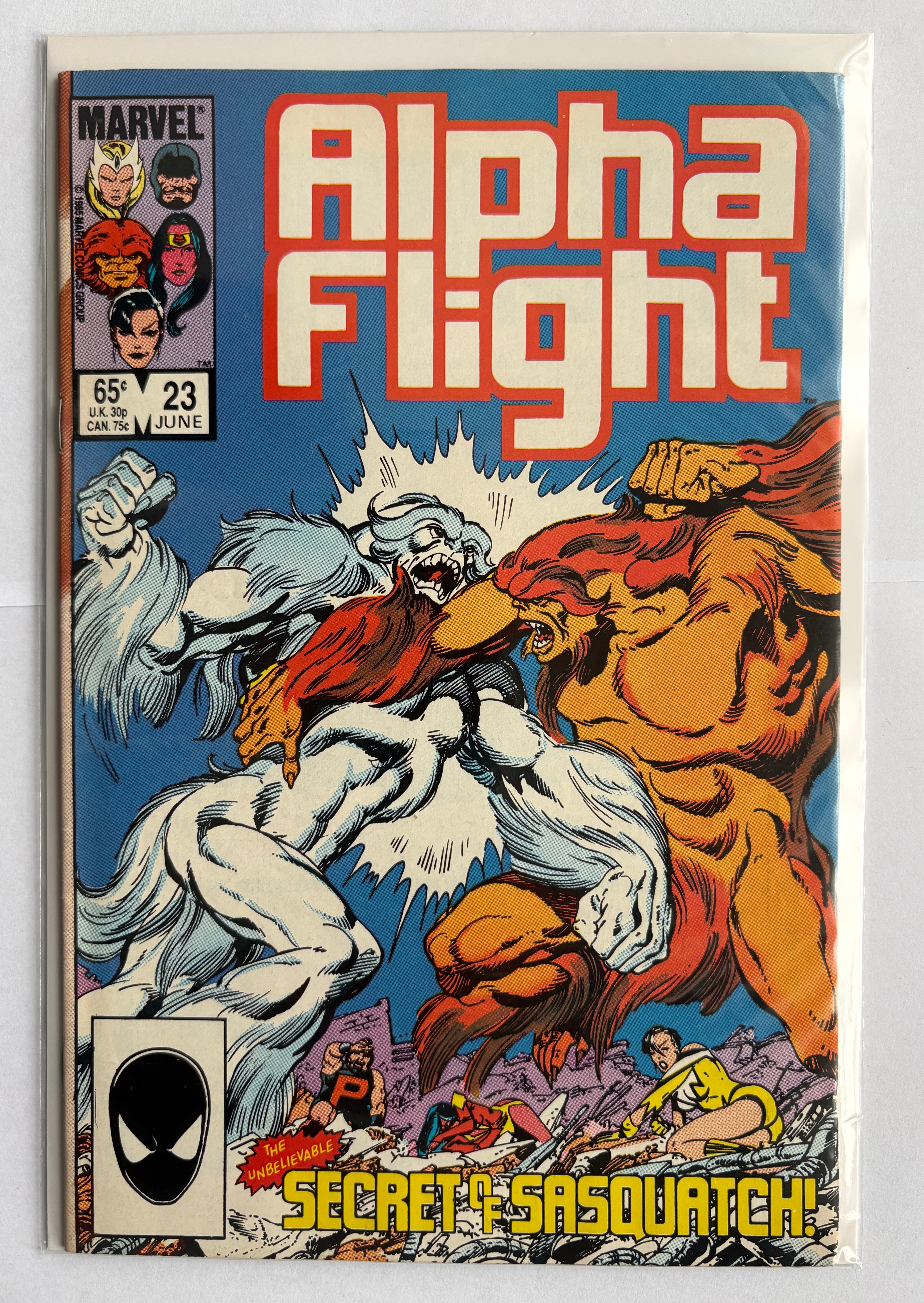Alpha Flight #23 - Marvel Comics - June 1985 VF- 7.5