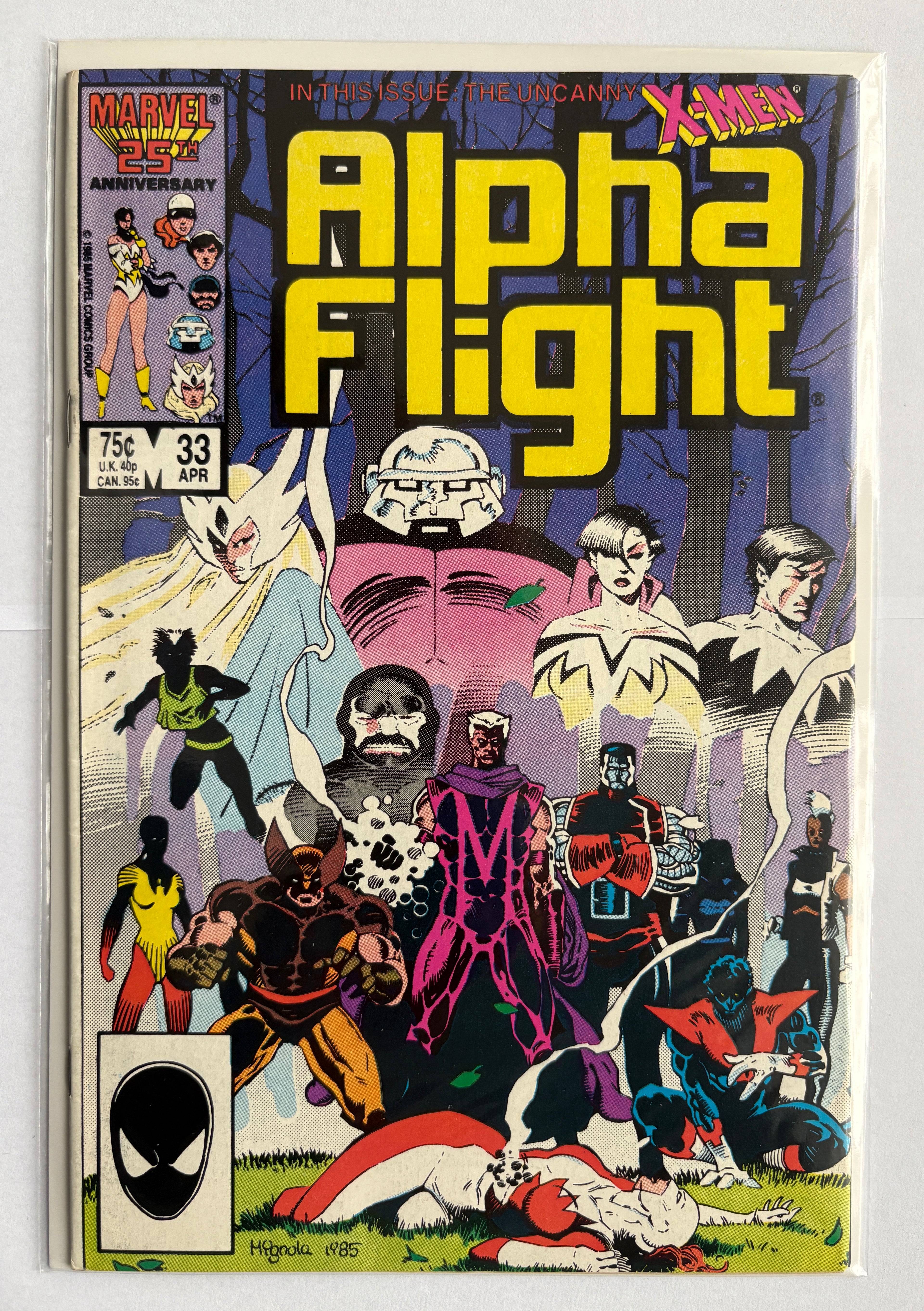 Alpha Flight #33 - 1st App as Lady Deathstrike Marvel Comics - April 1986 VF 8.0