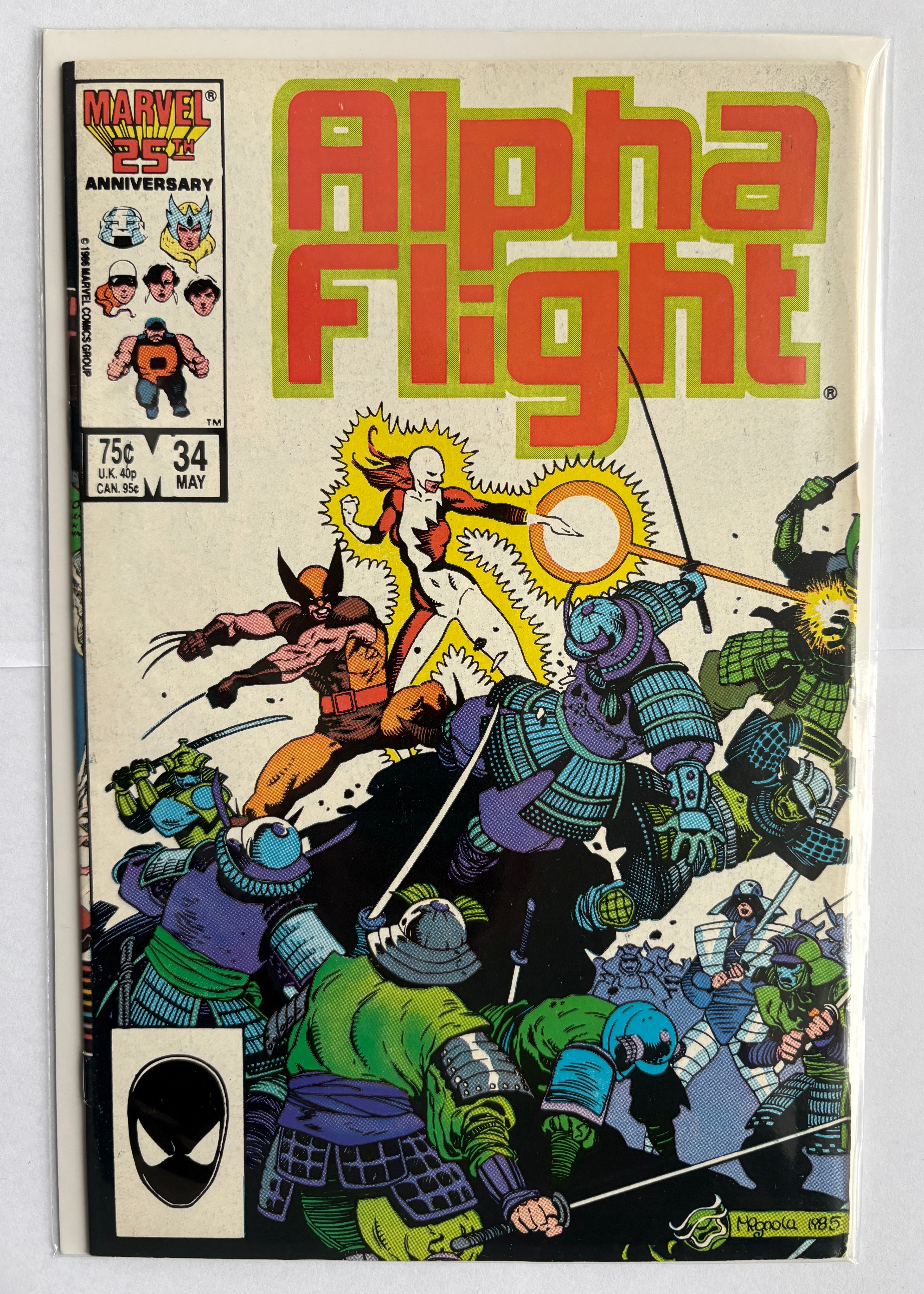 Alpha Flight #34 - Marvel Comics - May 1986 VF 8.0