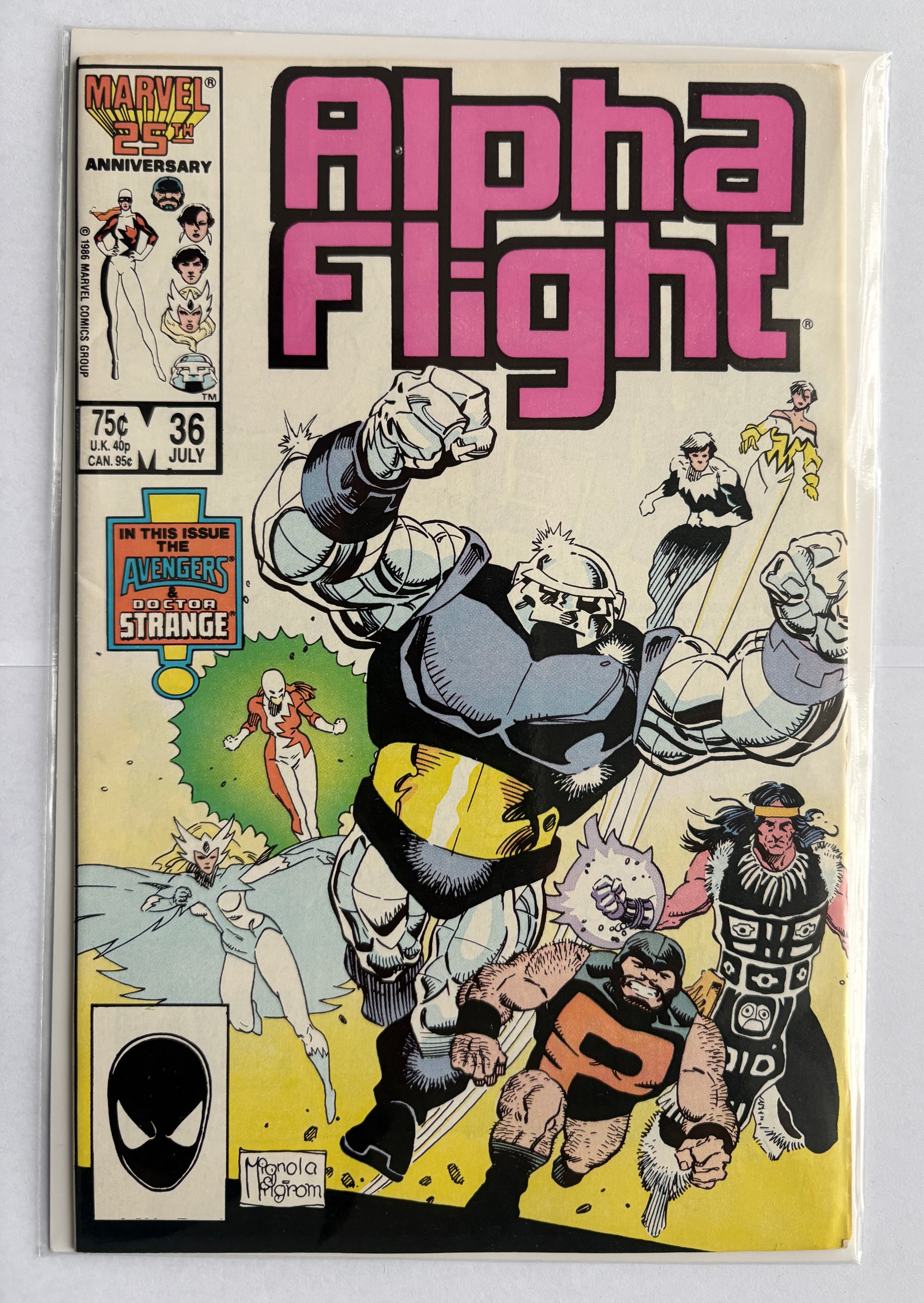 Alpha Flight #36 - Marvel Comics - July 1986 VF 8.0