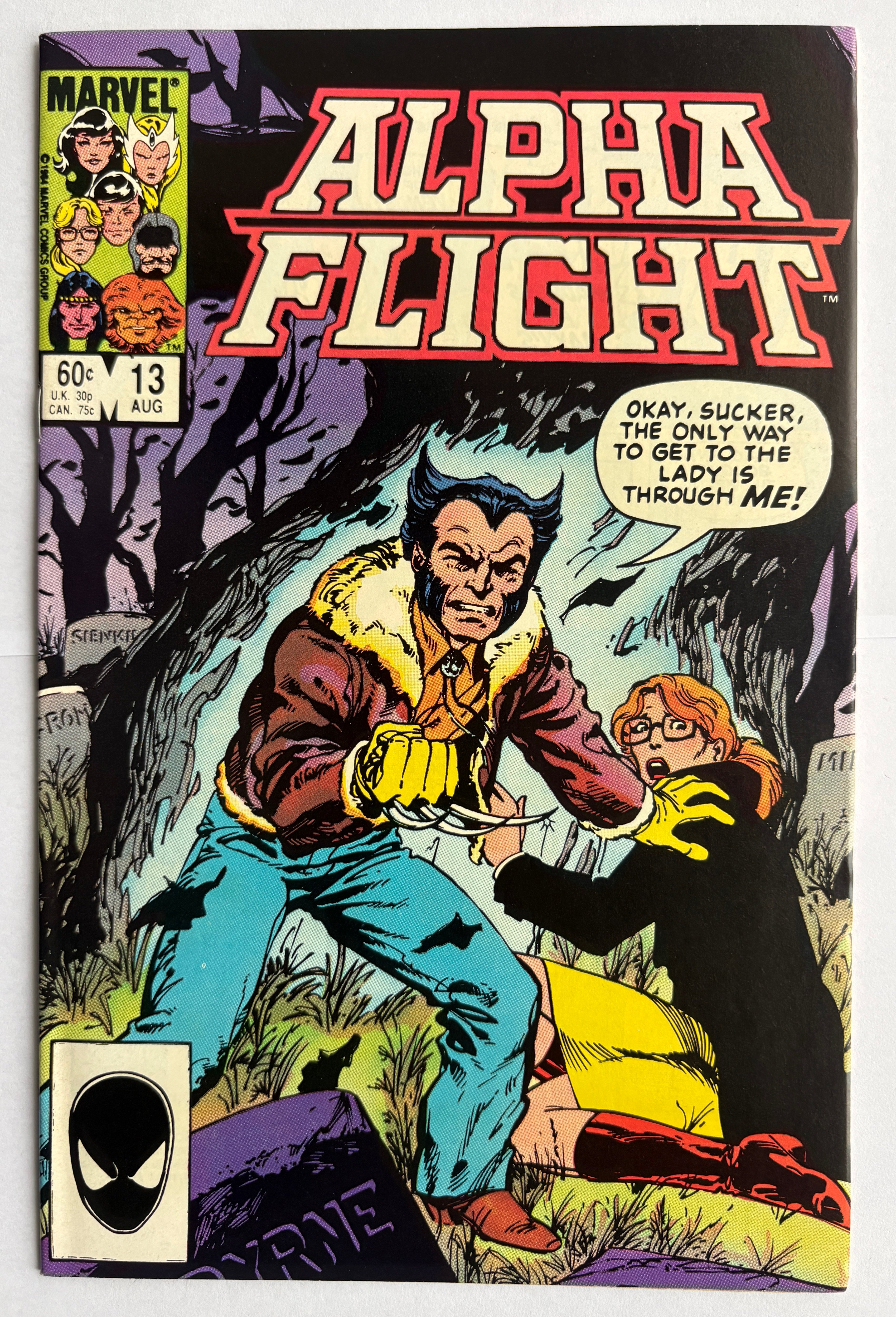 Alpha Flight #13 - Marvel Comics - August 1984 VF+ 8.5