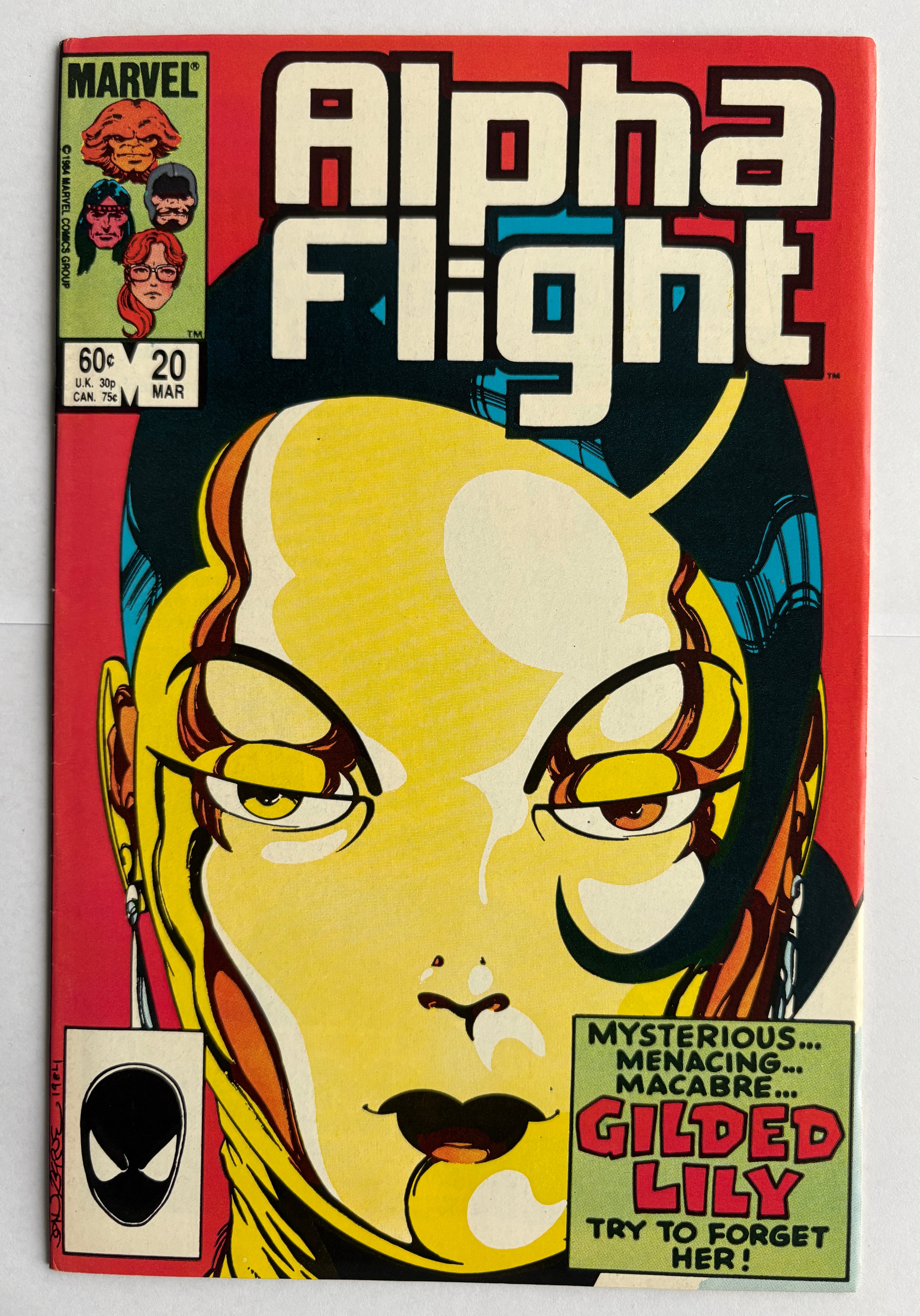Alpha Flight #20 - Marvel Comics - March 1985 VF+ 8.5